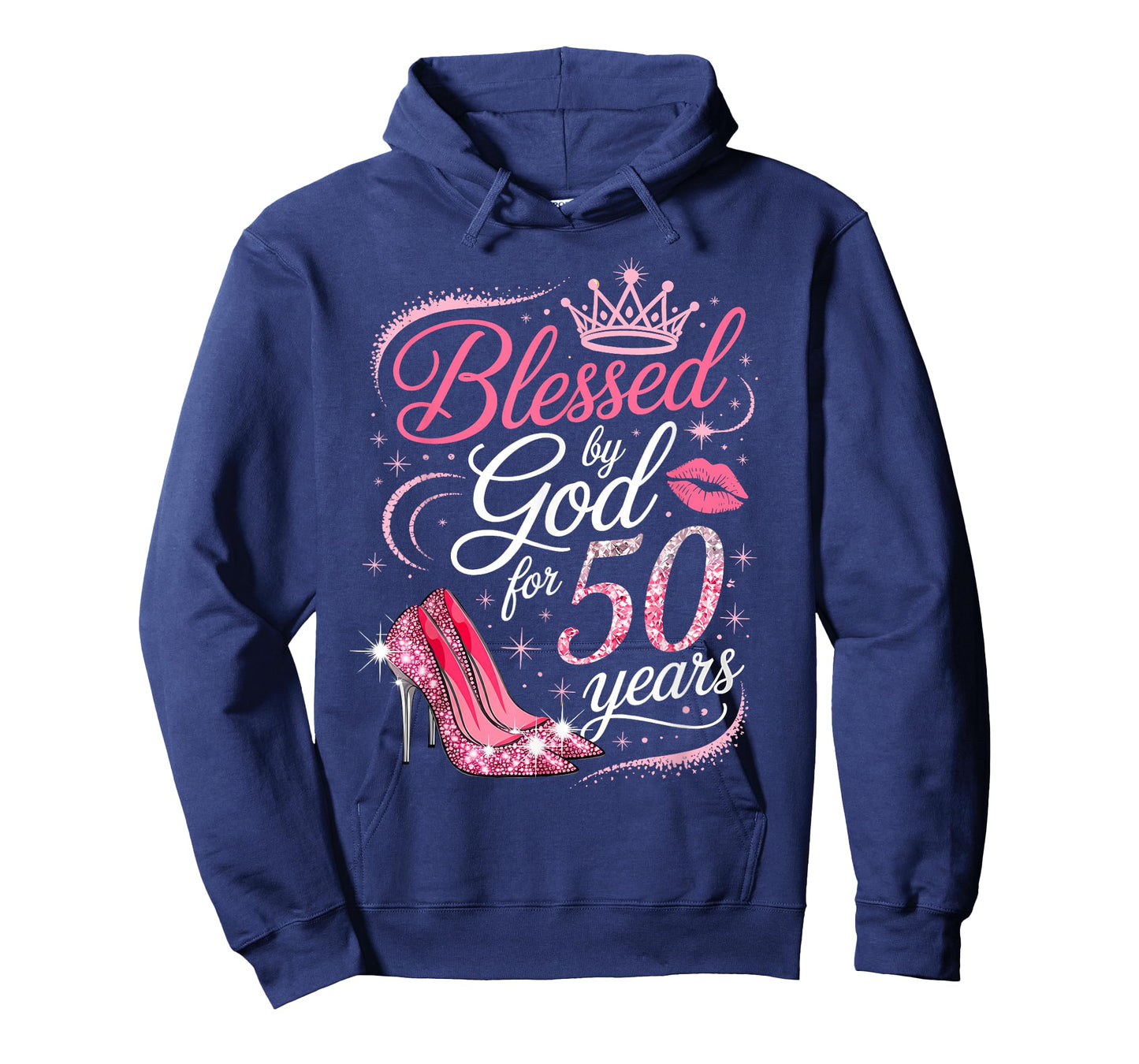 Blessed by God for 50 Years Old 50th Birthday Party Queen T-Shirt