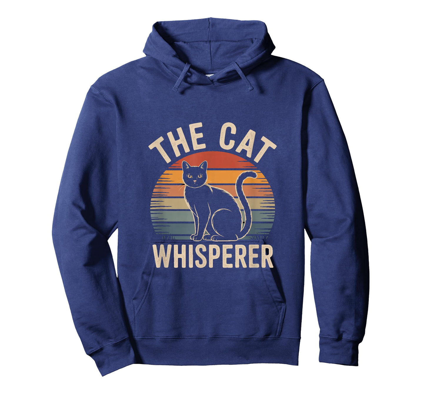 The Cat Whisperer Retro Black Cat Lover T-Shirt