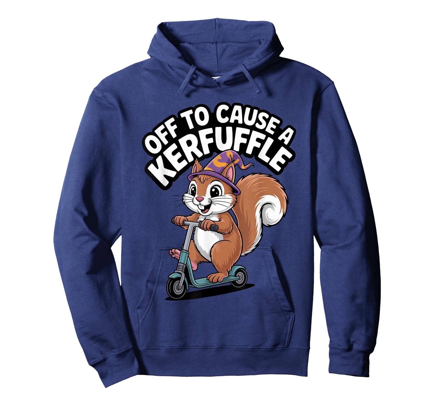 Squirrel Off to Cause a Kerfuffle Forest Chaos Fun T-Shirt