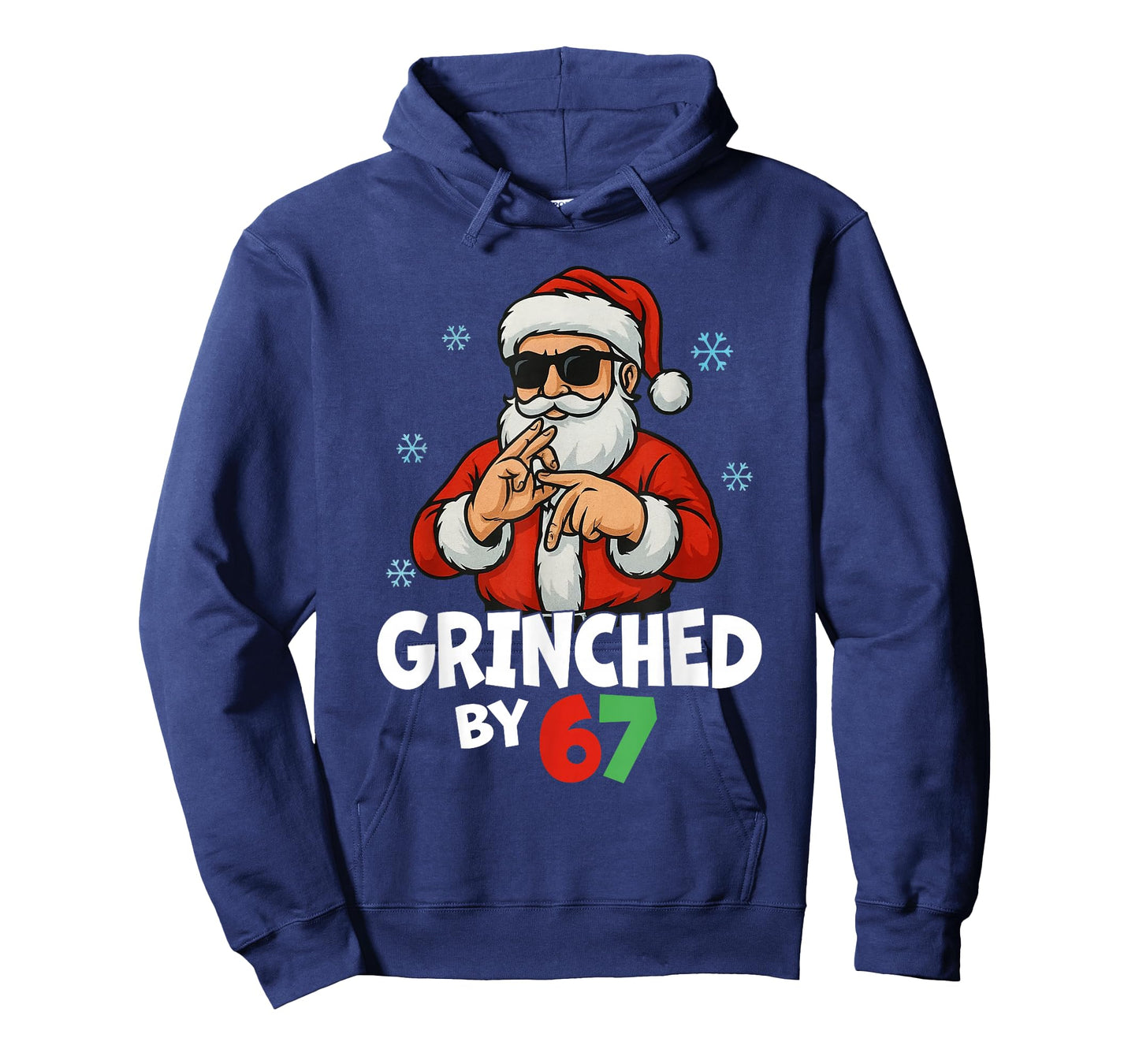 6 7 Six Seven Hand Gen Z Alpha Meme Slang Xmas Christmas T-Shirt