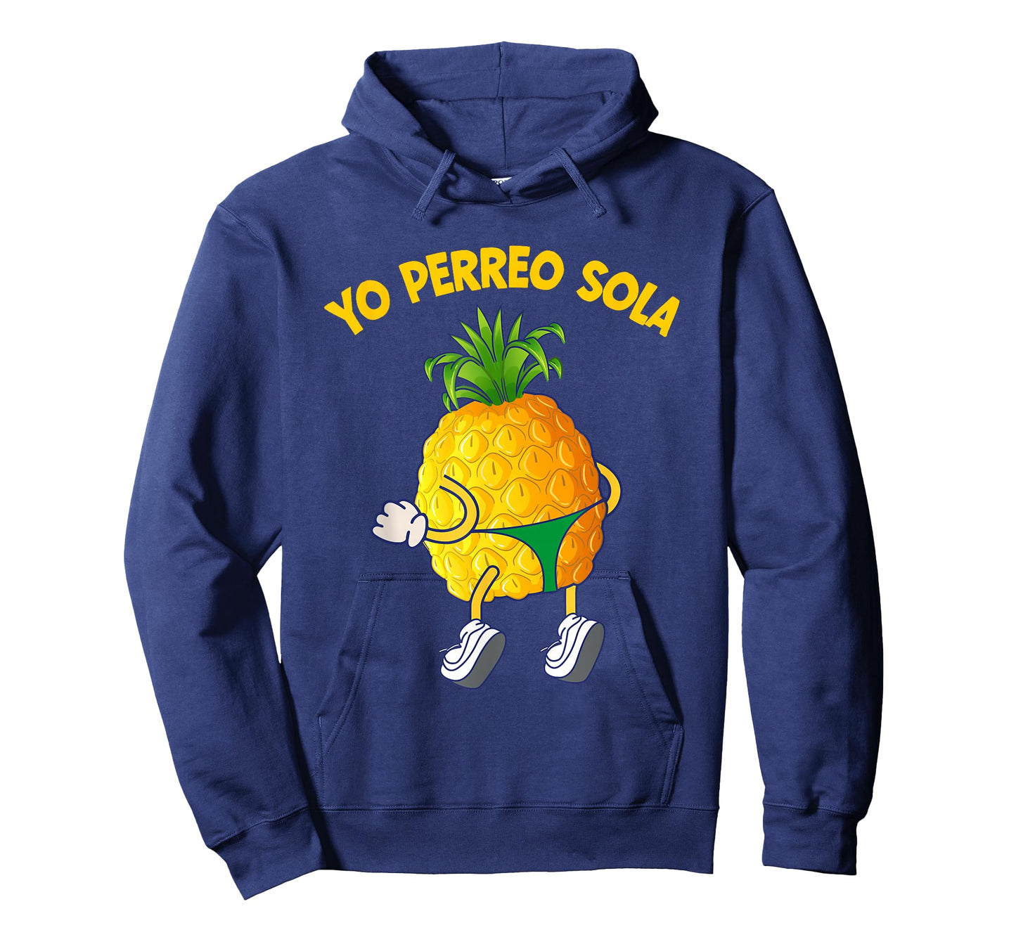 Yo Perreo Sola Twerk Reggaeton Pineapple T-Shirt