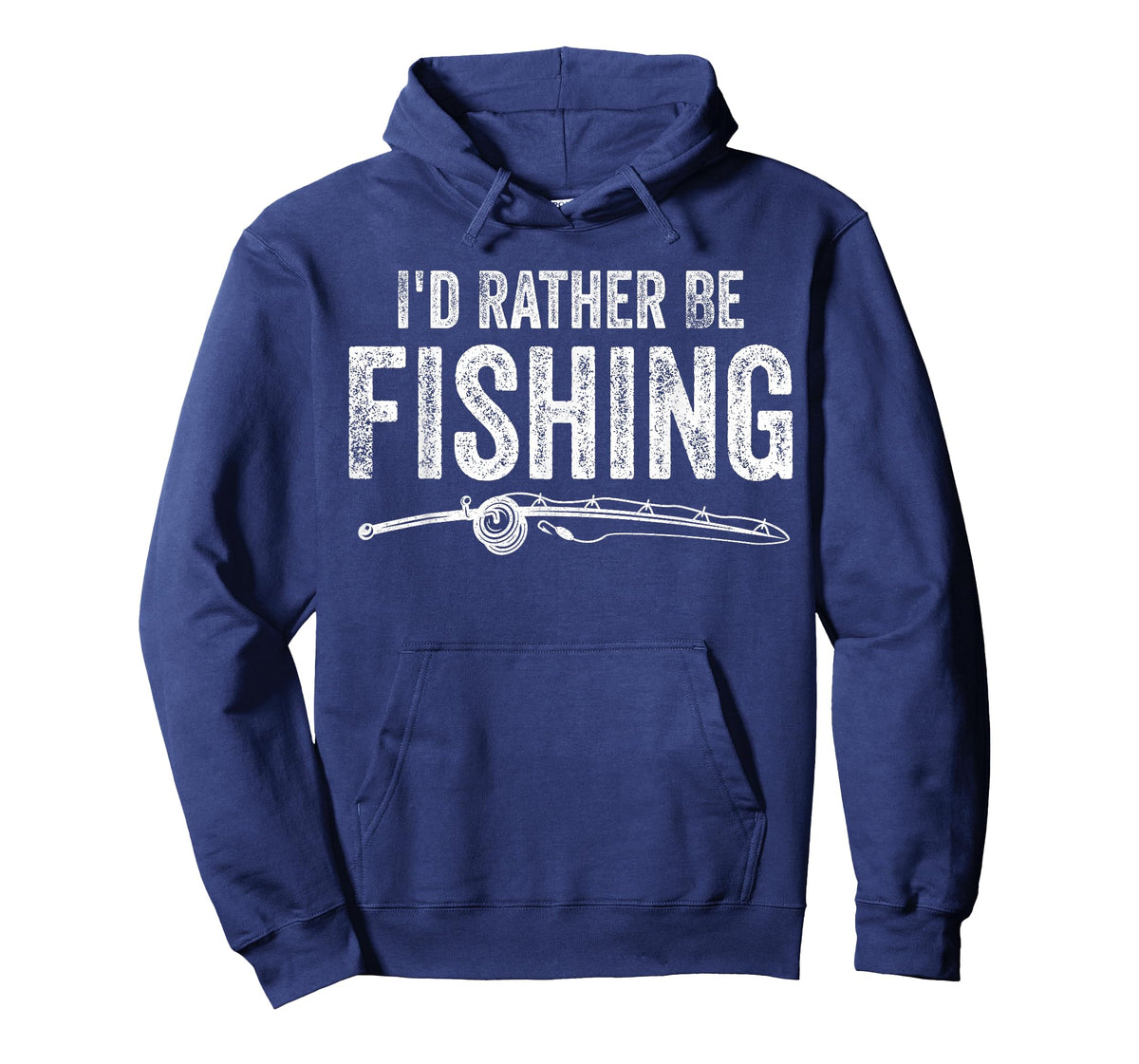 I’d Rather Be Fishing Funny Fisherman Quote T-Shirt