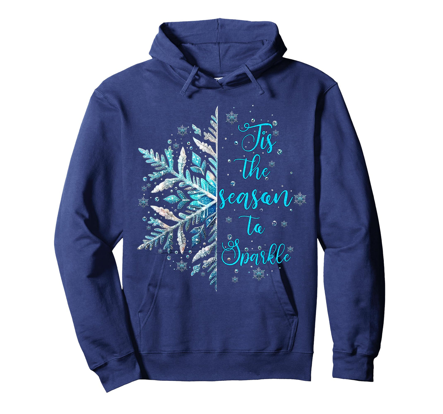 Tis The Season to Sparkle Snowflake Christmas Holiday Xmas T-Shirt