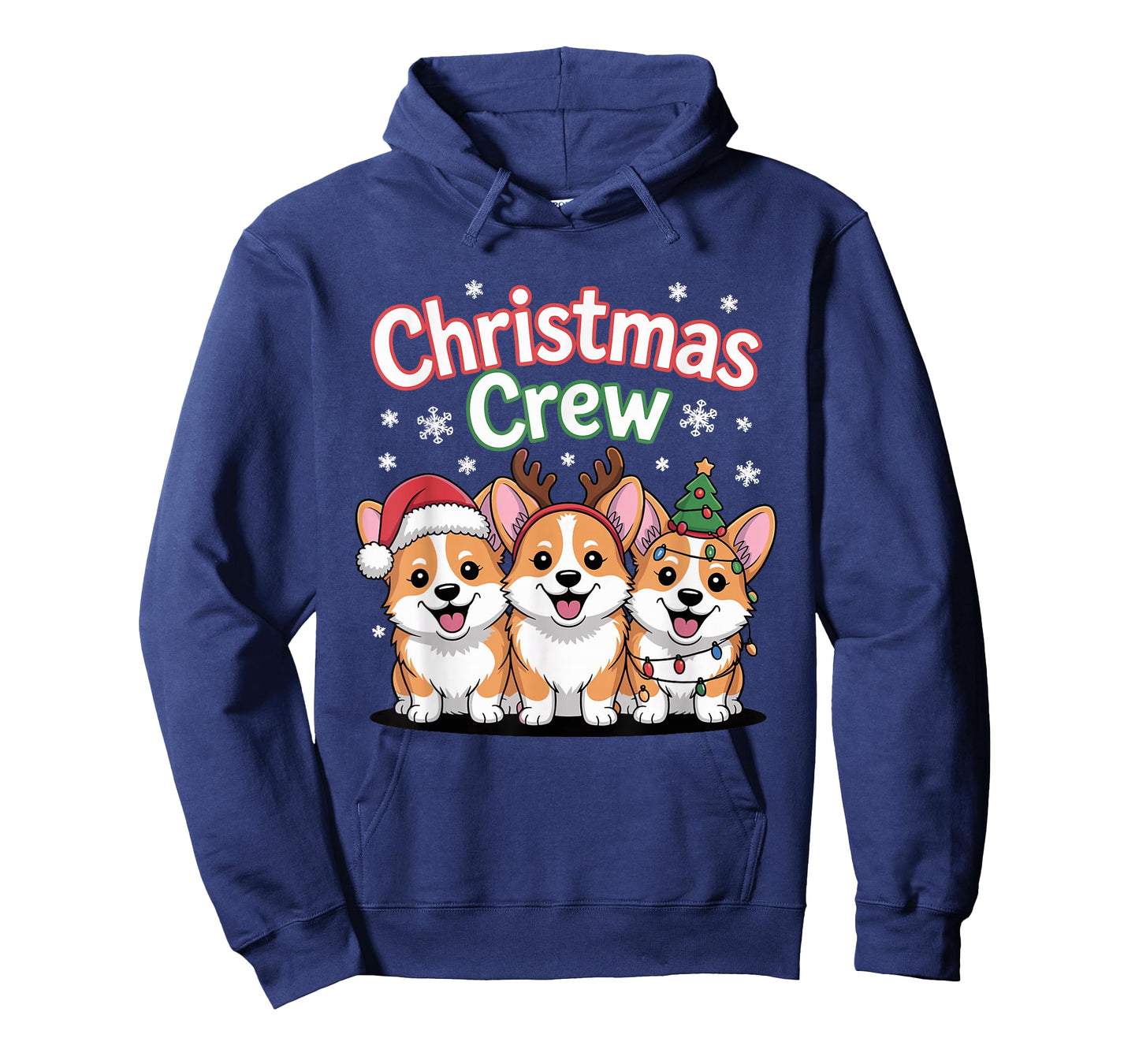 Christmas Crew Xmas Puppy Dog Funny Christmas Welsh Corgi T-Shirt