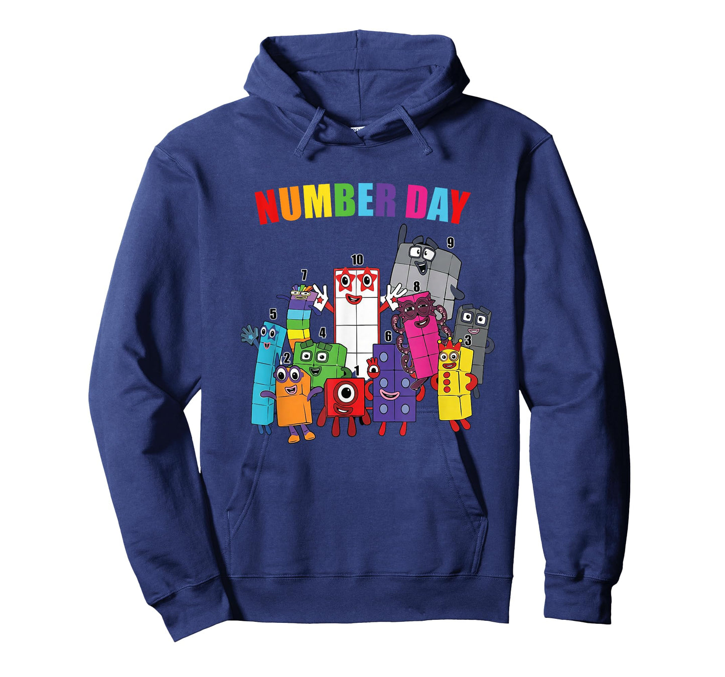 Number Day Colorful Math Numbers Educational Learning T-Shirt