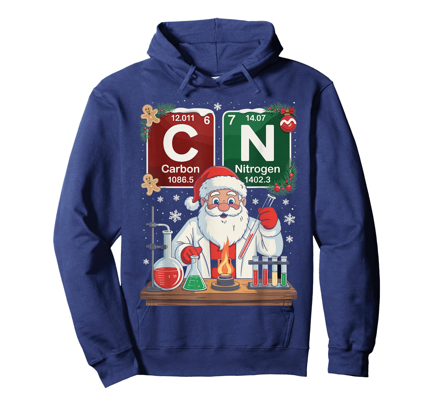 Science Christmas Carbon Nitrogen Six Seven 6 7 Meme T-Shirt