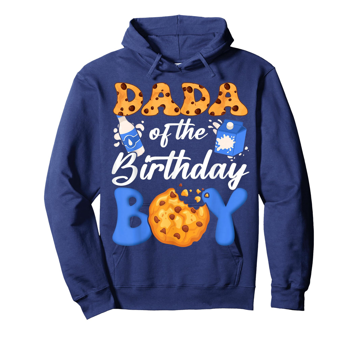 Dada of The Birthday Boy Milk and Cookies 1St Birthday T-Shirt