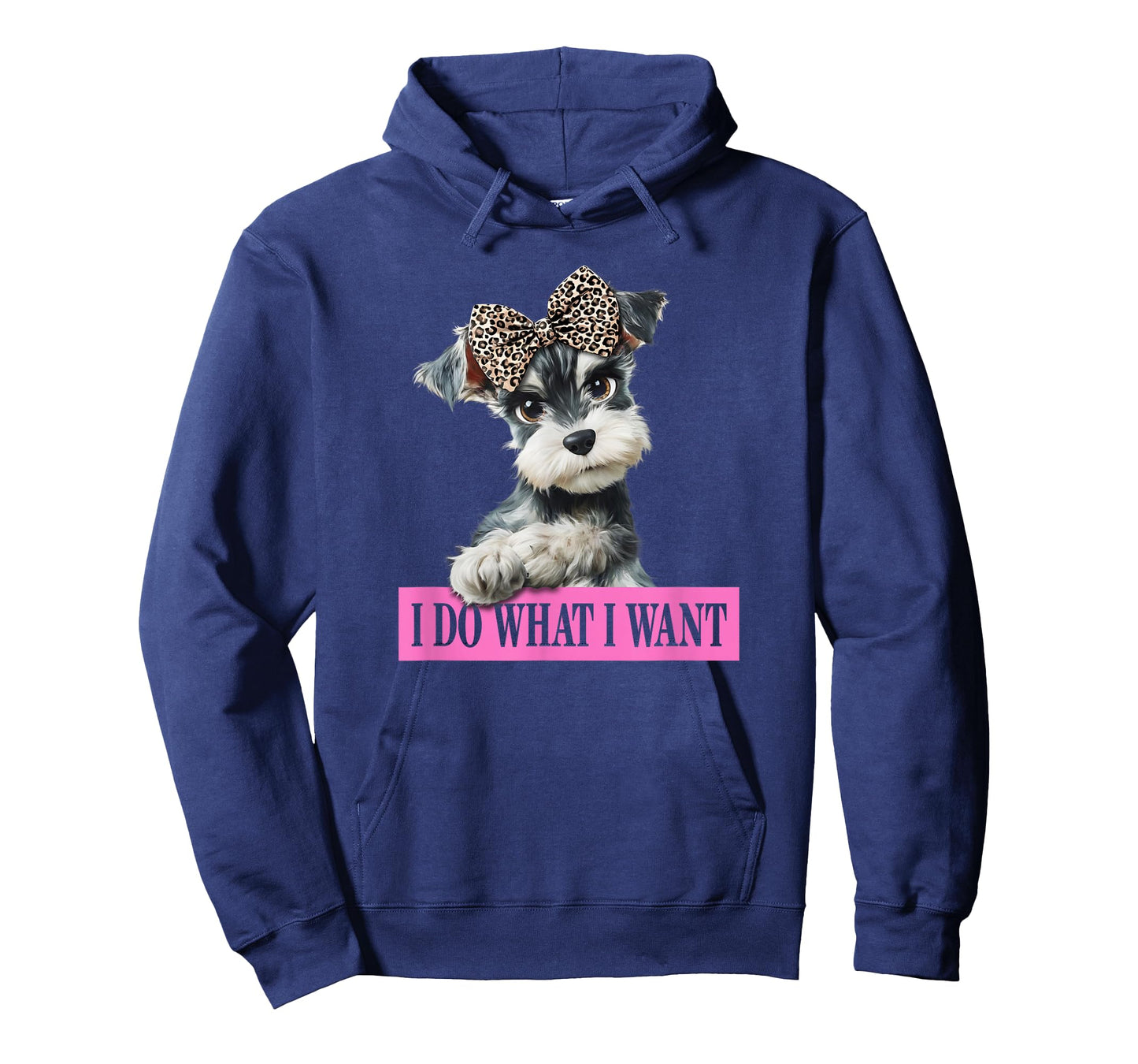 Funny Womens I Do What I Want Miniature Schnauzer Lover T-Shirt