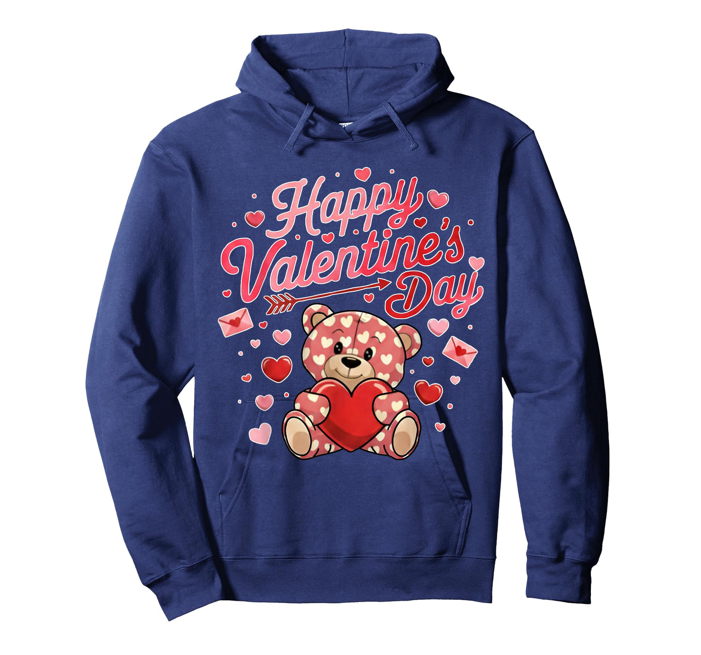Happy Valentines Day Women Cute Bear Valentine Heart T-Shirt
