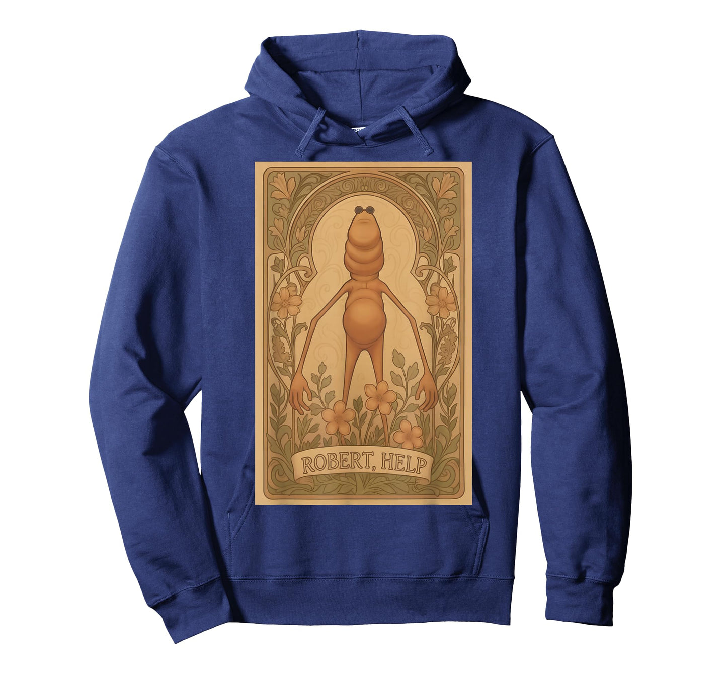 Vintage Marcus The Worm Meme Robert Help Nouveau Art Meme T-Shirt