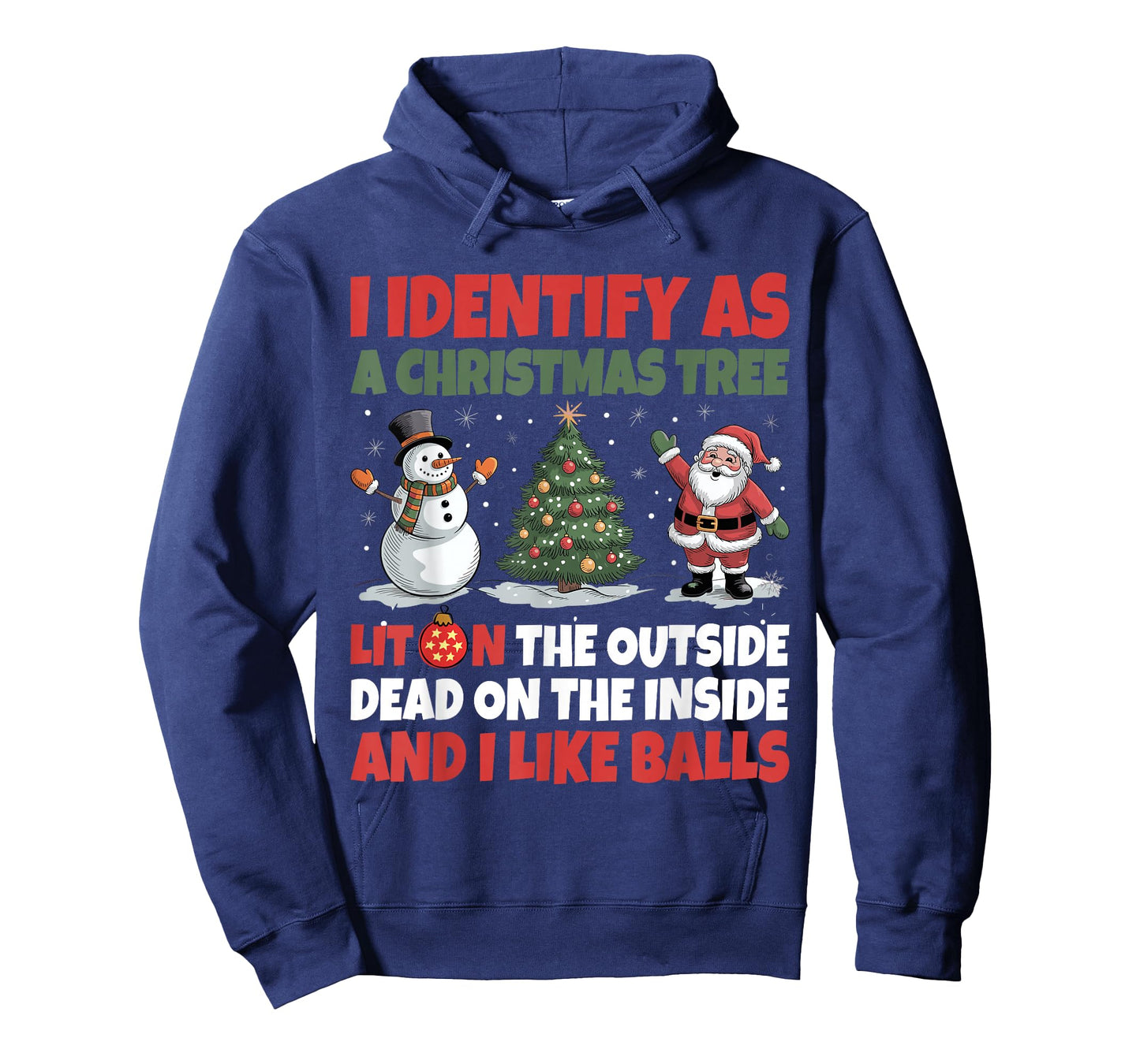 I Identify As A Christmas Tree Lit On The Outside T-Shirt