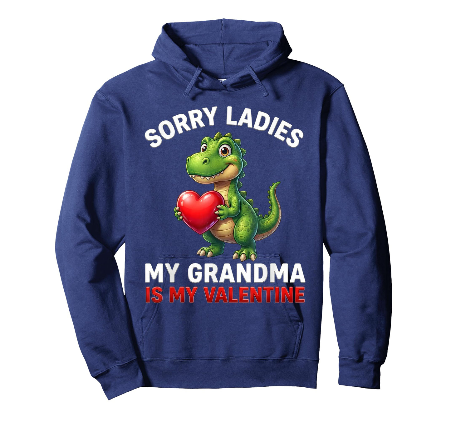 Dinosaur Sorry Ladies Grandma is My Valentine Toddler Boys T-Shirt