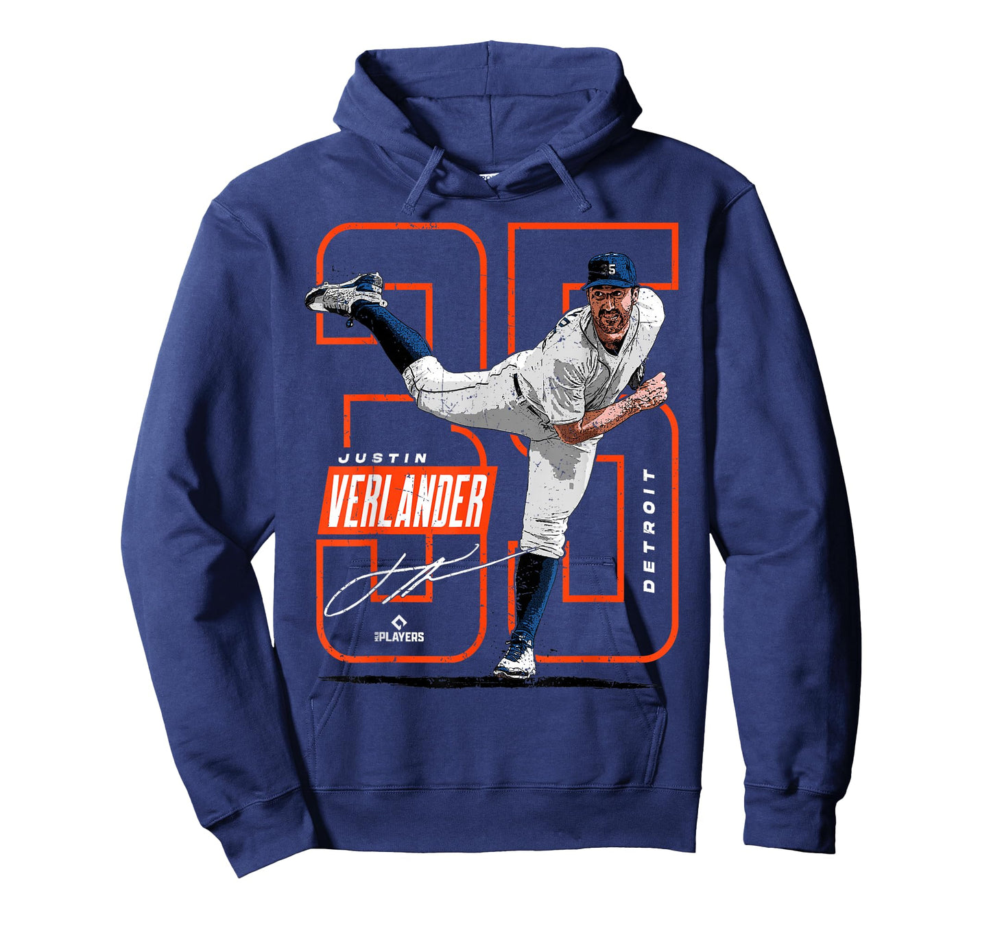 Justin Verlander | Detroit T Baseball Players | MLBJVE207M T-Shirt