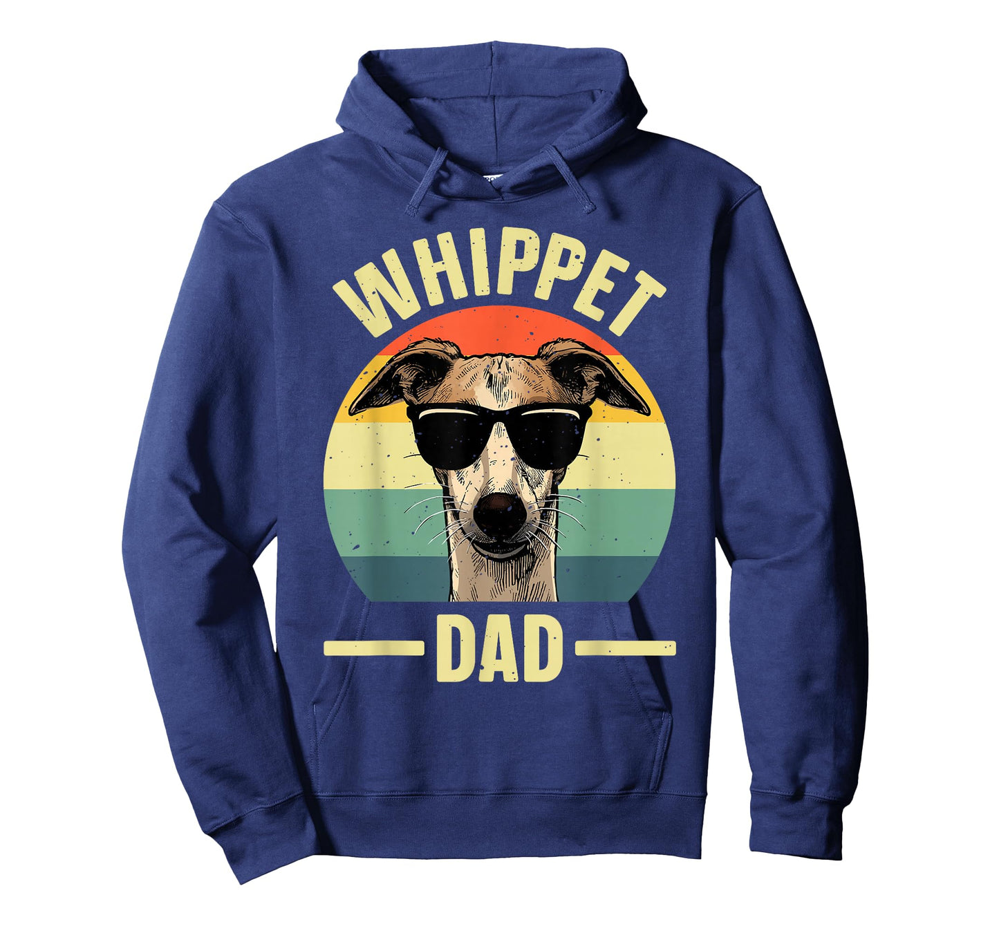Cool Whippet Art for Men Dad Pet Dog Whippet Lover Whippet T-Shirt