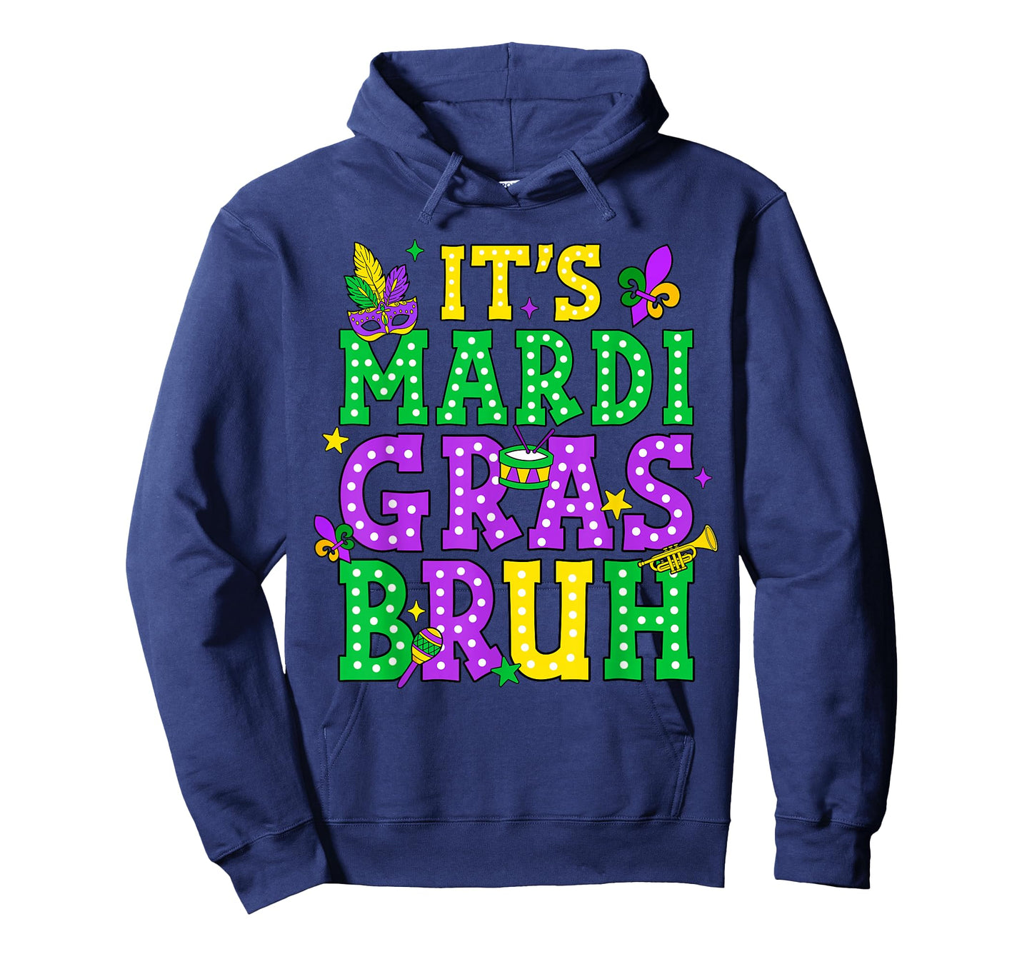 Bruh Mardi Gras Teens Boys Kids Mardi Gras T-Shirt