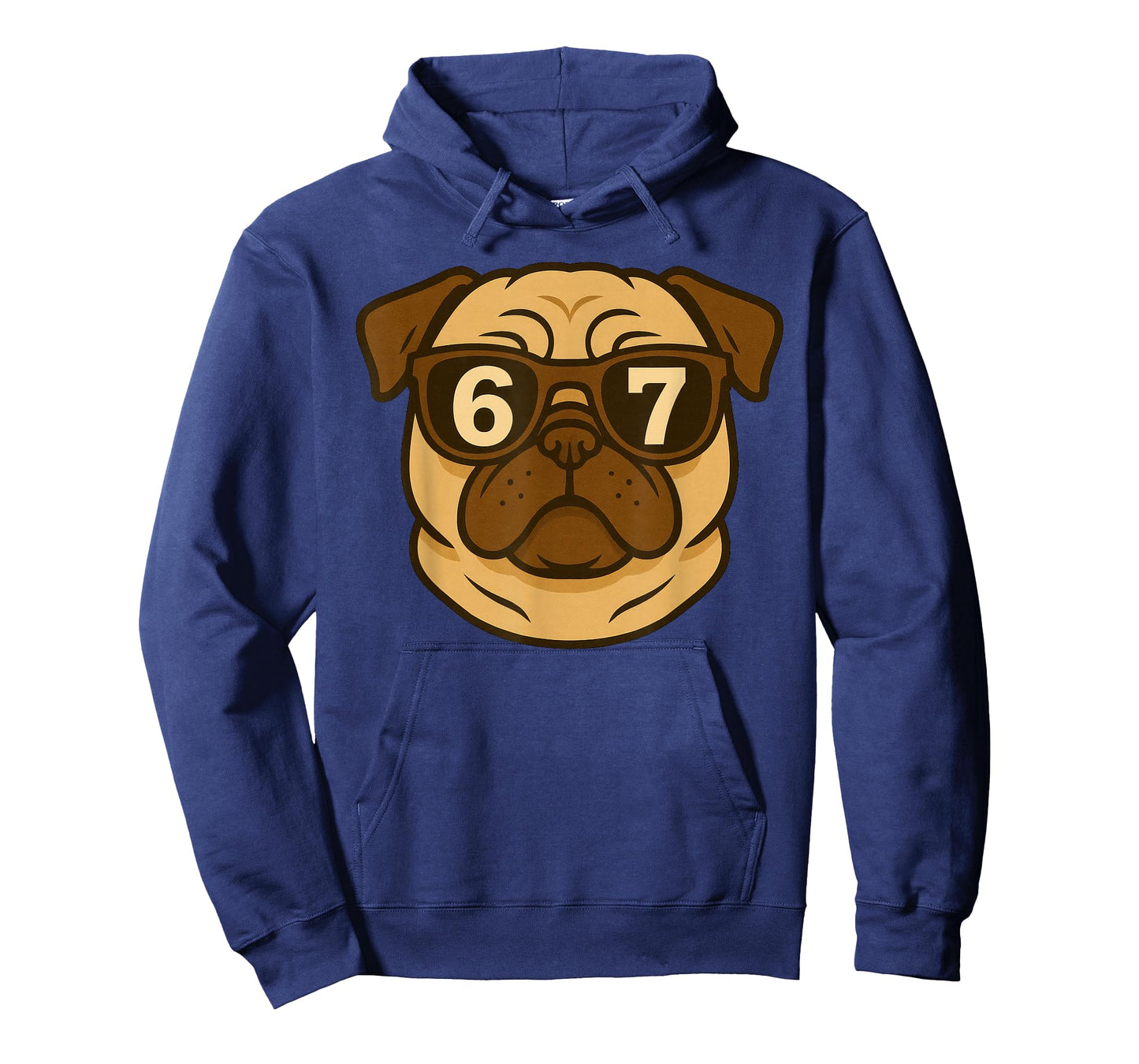 Funny Dog Pug Sunglasses 67 Six Seven Meme T-Shirt