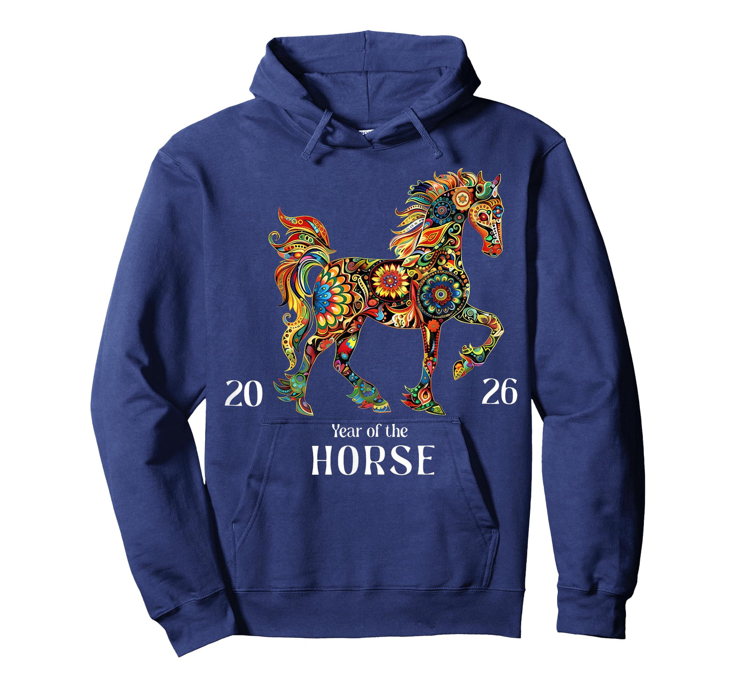 Colorful Horse Art Watercolor Graphic Year of The Horse 2026 T-Shirt