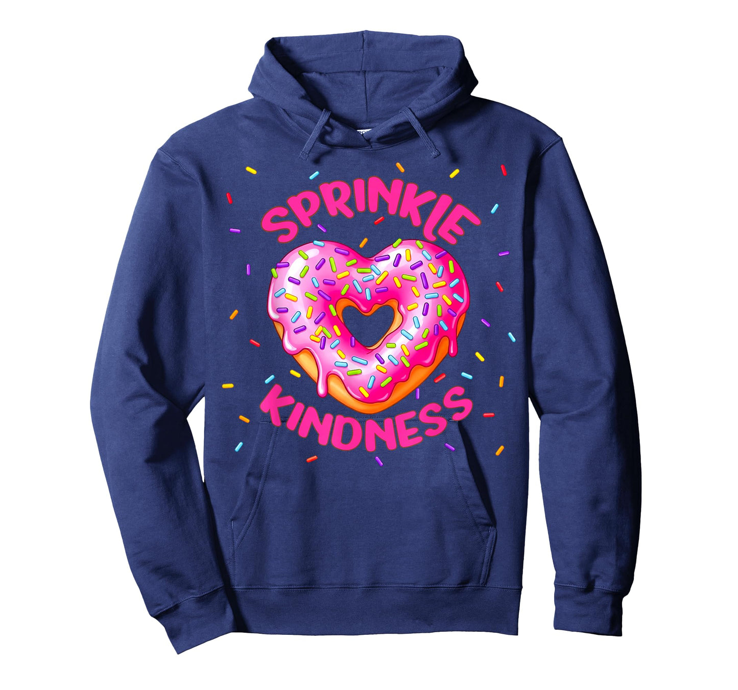 Sprinkle Kindness Donut Heart for Girls Women Doughnut Lover T-Shirt
