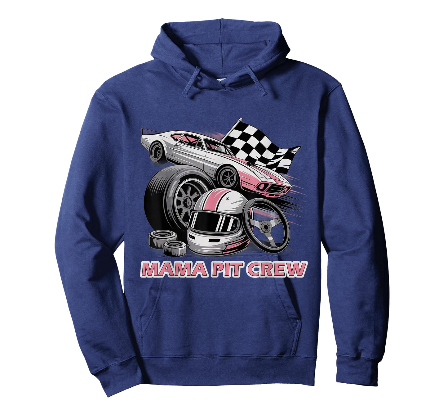 Mama Pit Crew Race Car Birthday Family Racing T-Shirt