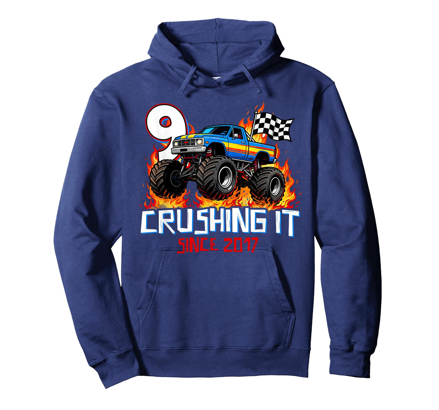 Crushing It Since 2017 Nine 9th Birthday Boys 9 Years Old T-Shirt