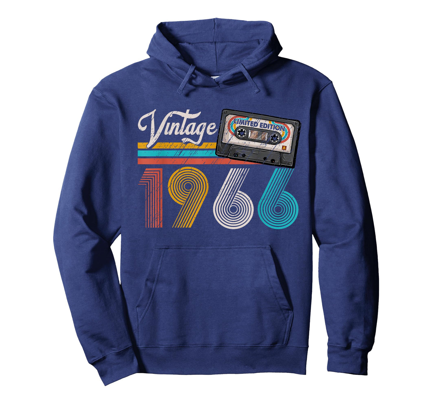 Vintage 1966 Cassette Tape 60th Birthday 60 Years Old Men T-Shirt