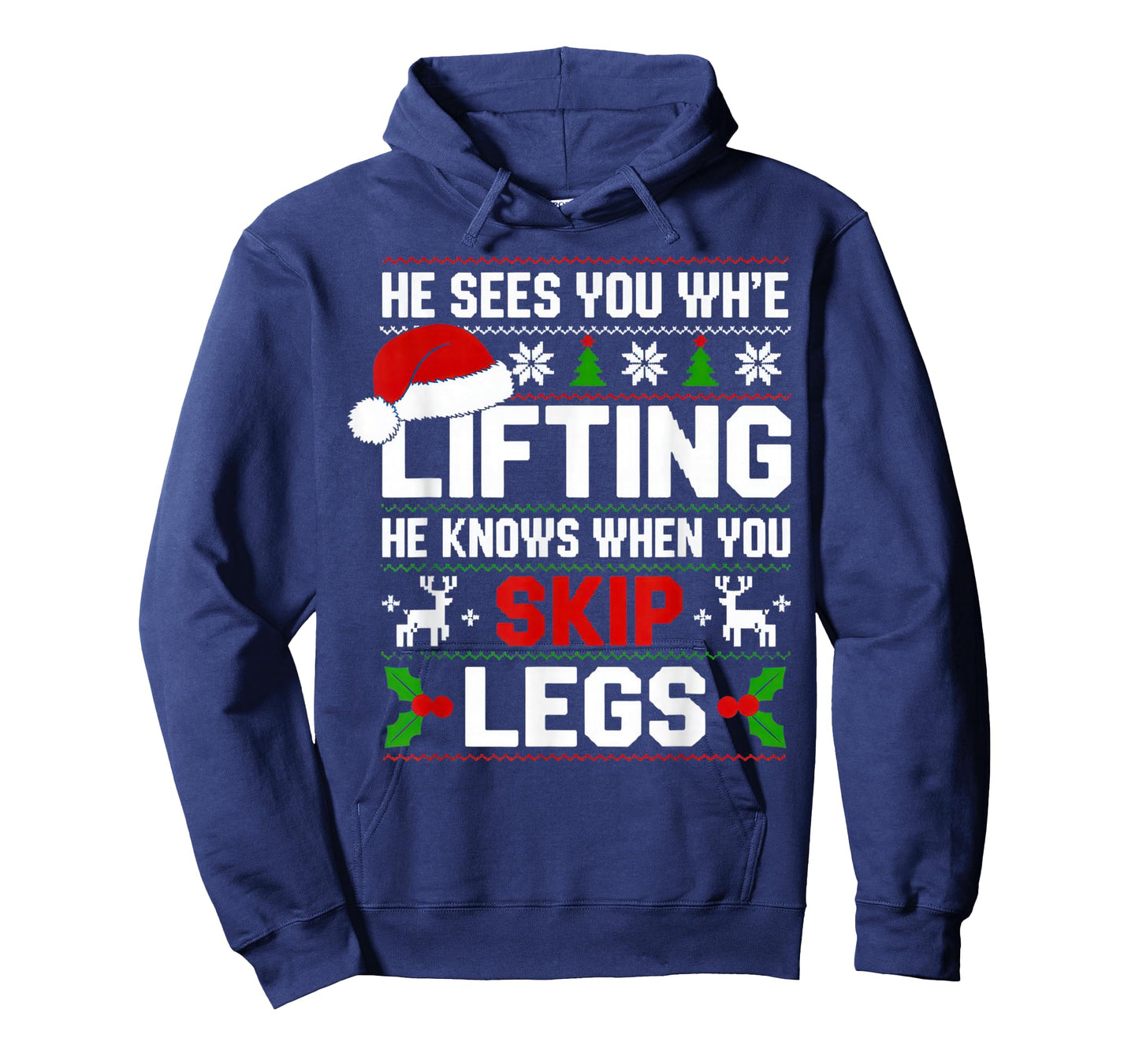 He Sees You Lifting Skip Legs Gym Enthusiasts Funny T-Shirt