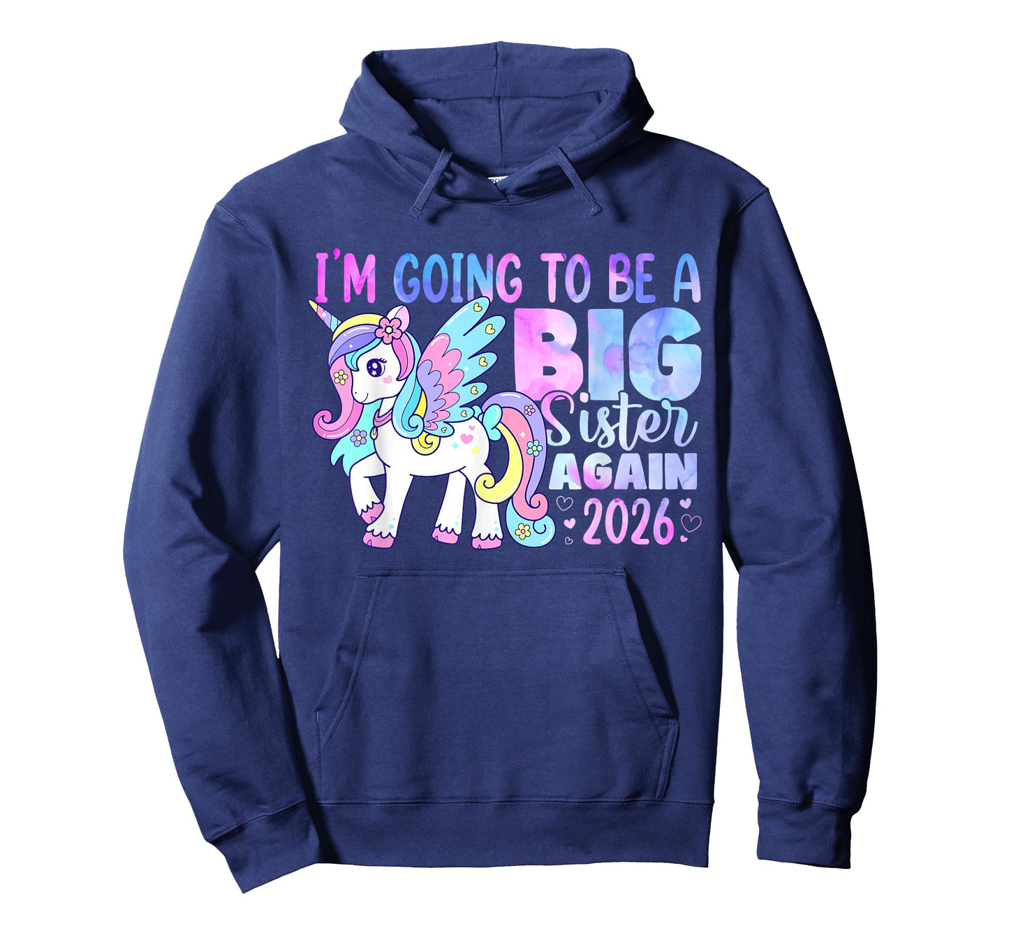 Promoted to Big Sister Est 2026 for Girls Unicorn Cute T-Shirt
