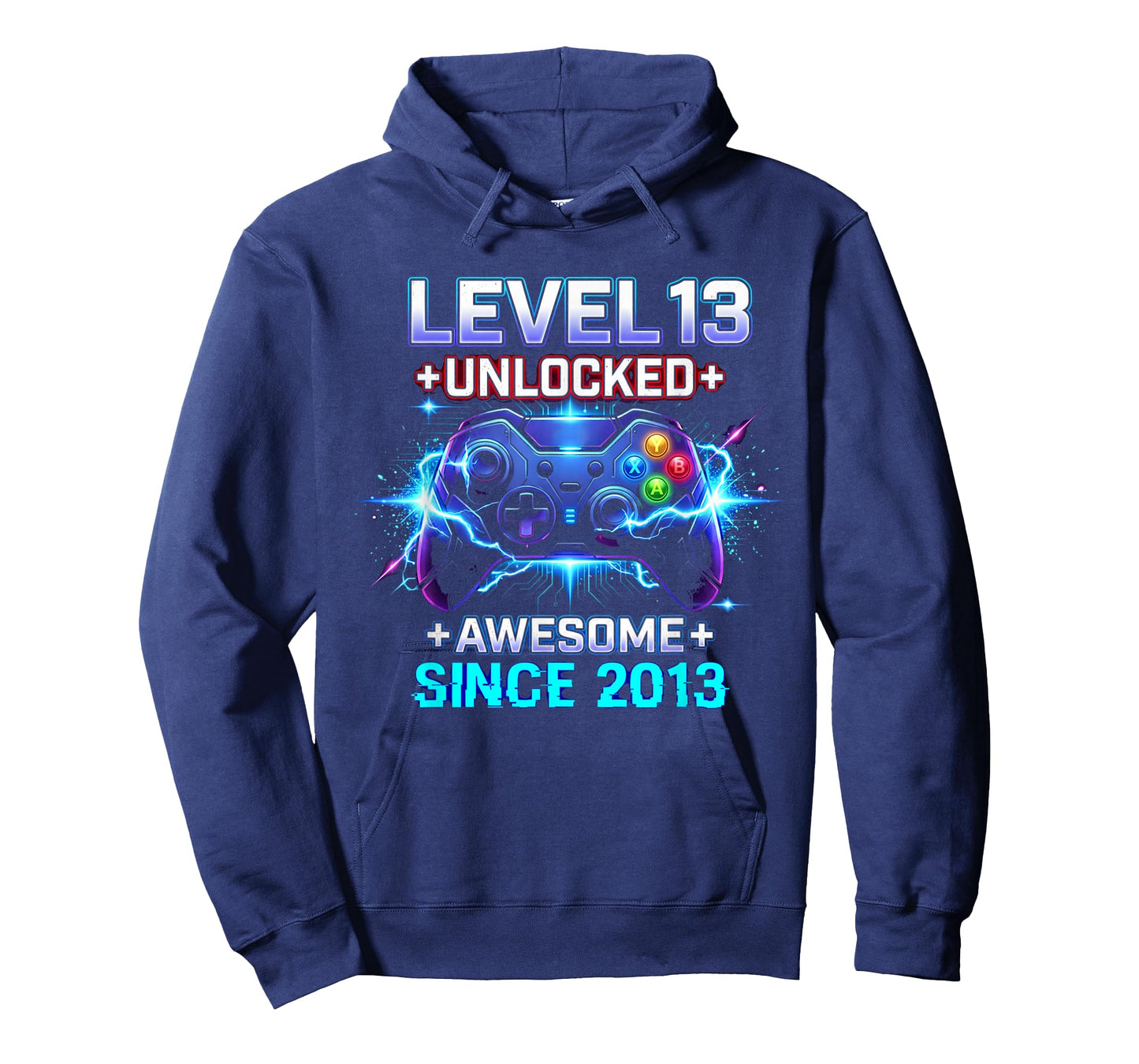 Level 13 Unlocked Awesome Since 2013 13th Birthday Boy Gamer T-Shirt