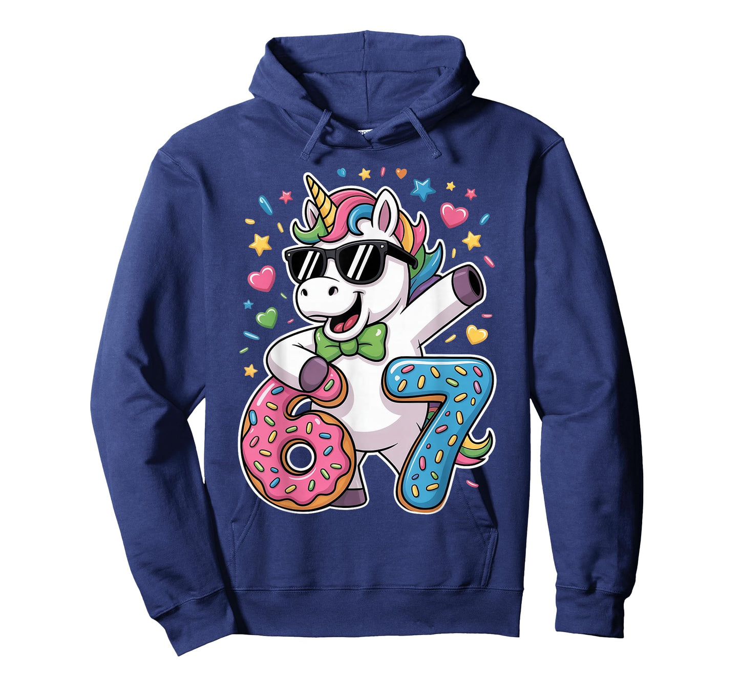 Cute Unicorn 67 Meme Six Seven Girls Kids Teens 6-7 T-Shirt