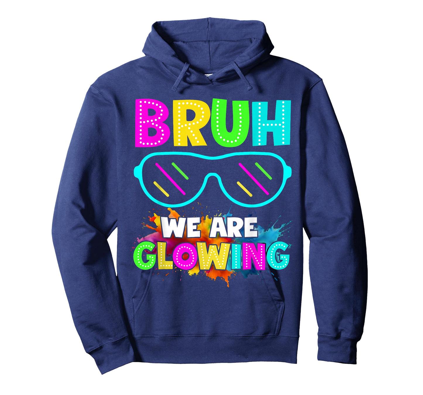 Bruh We are Glowing in My Glowing Era Group Team Colorful T-Shirt
