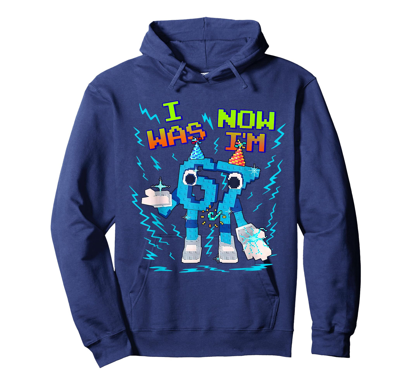 I was 6 Now I’m 7 Six Seven Funny Birthday Kids T-Shirt