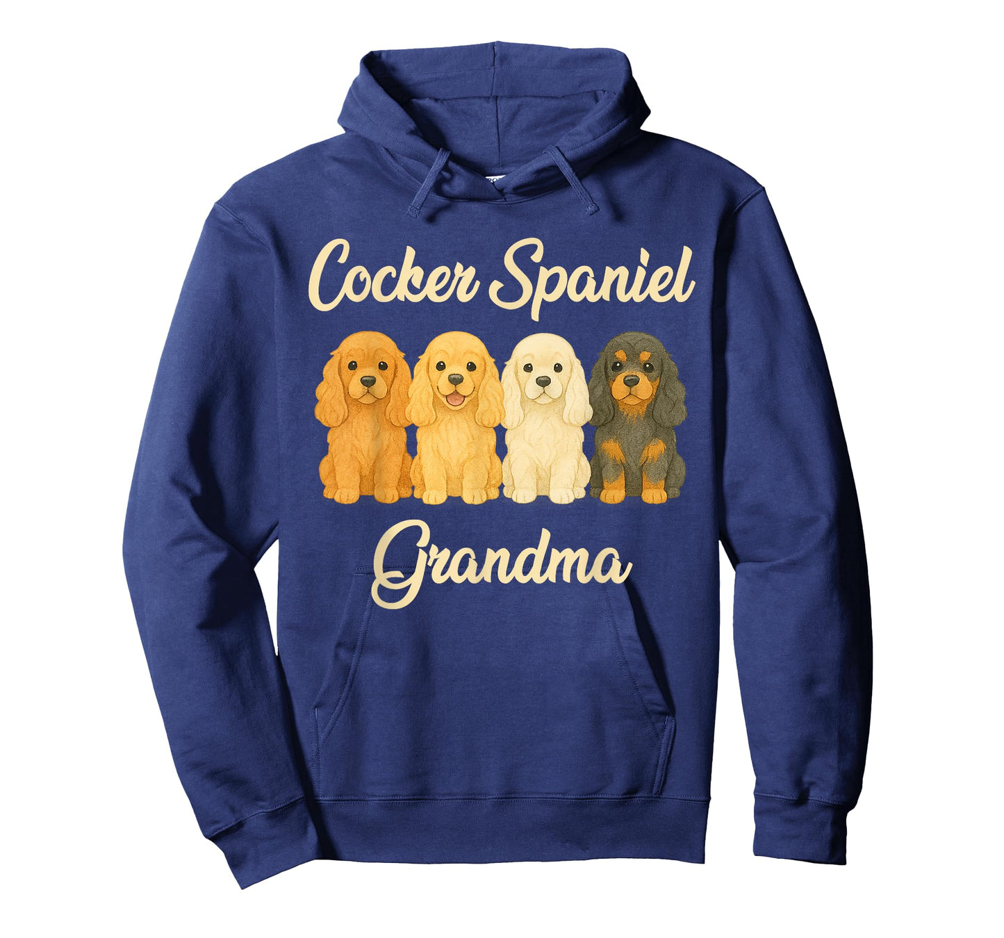 Cocker Spaniel Grandma Cute Dog Lover Gift Funny Puppy Owner T-Shirt