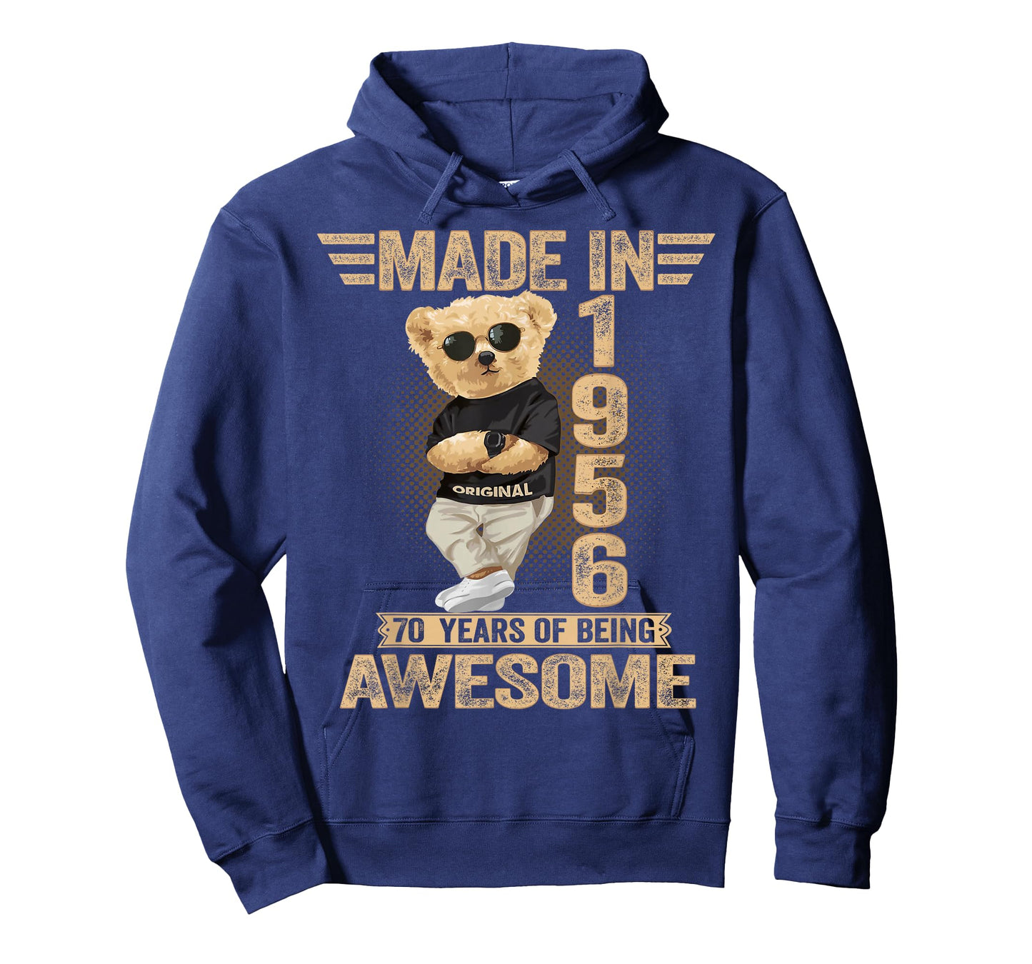 70 Year Old Made in 1956 Teddy Bear 70th Birthday Men Women T-Shirt