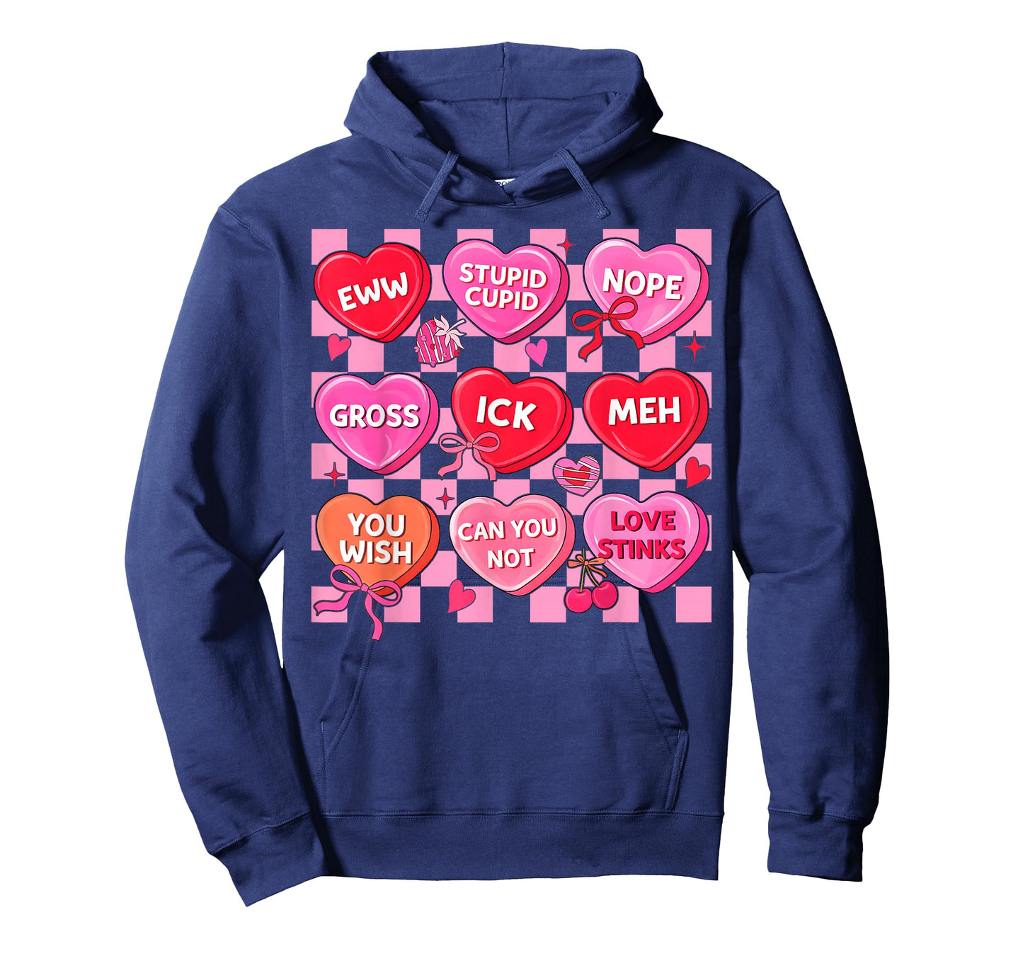 Valentine Nurse Conversation Hearts Women Girl Coquette Bow T-Shirt