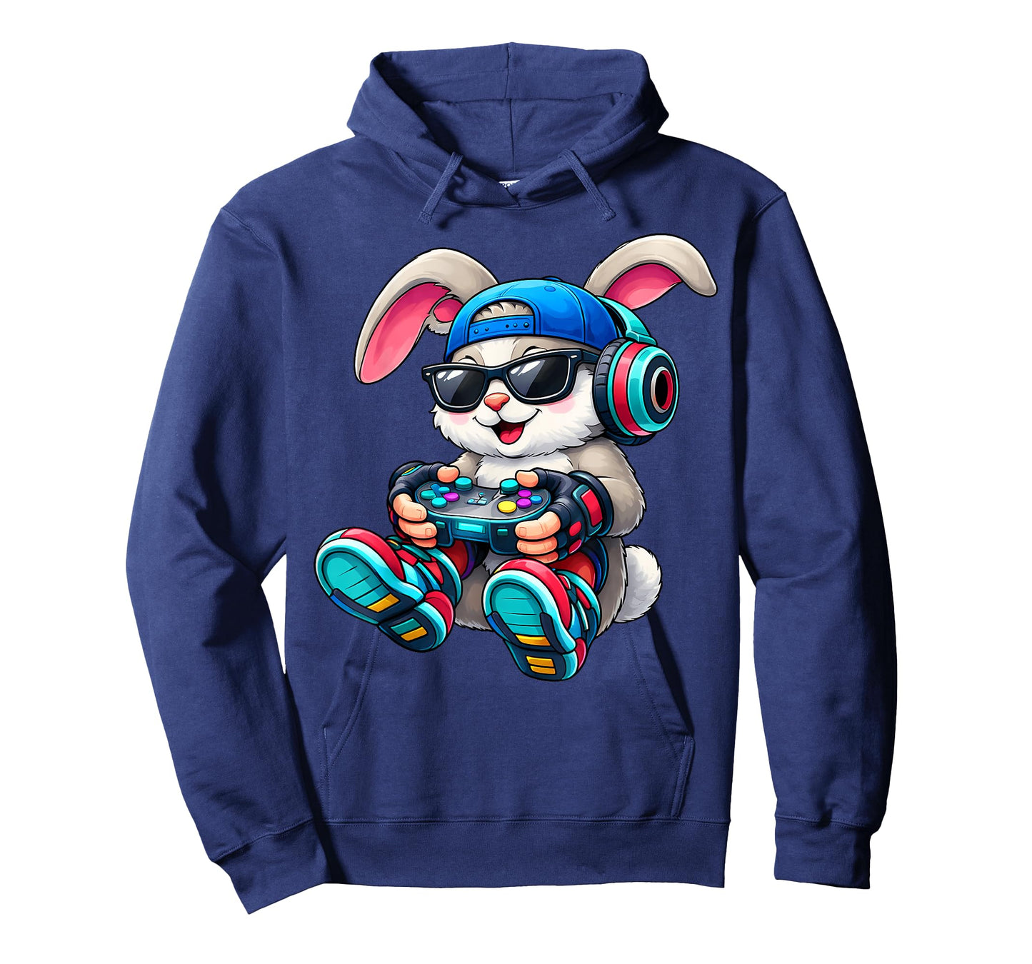 Boys Easter Funny Video Games Bunny Happy Easter Day Gamer T-Shirt