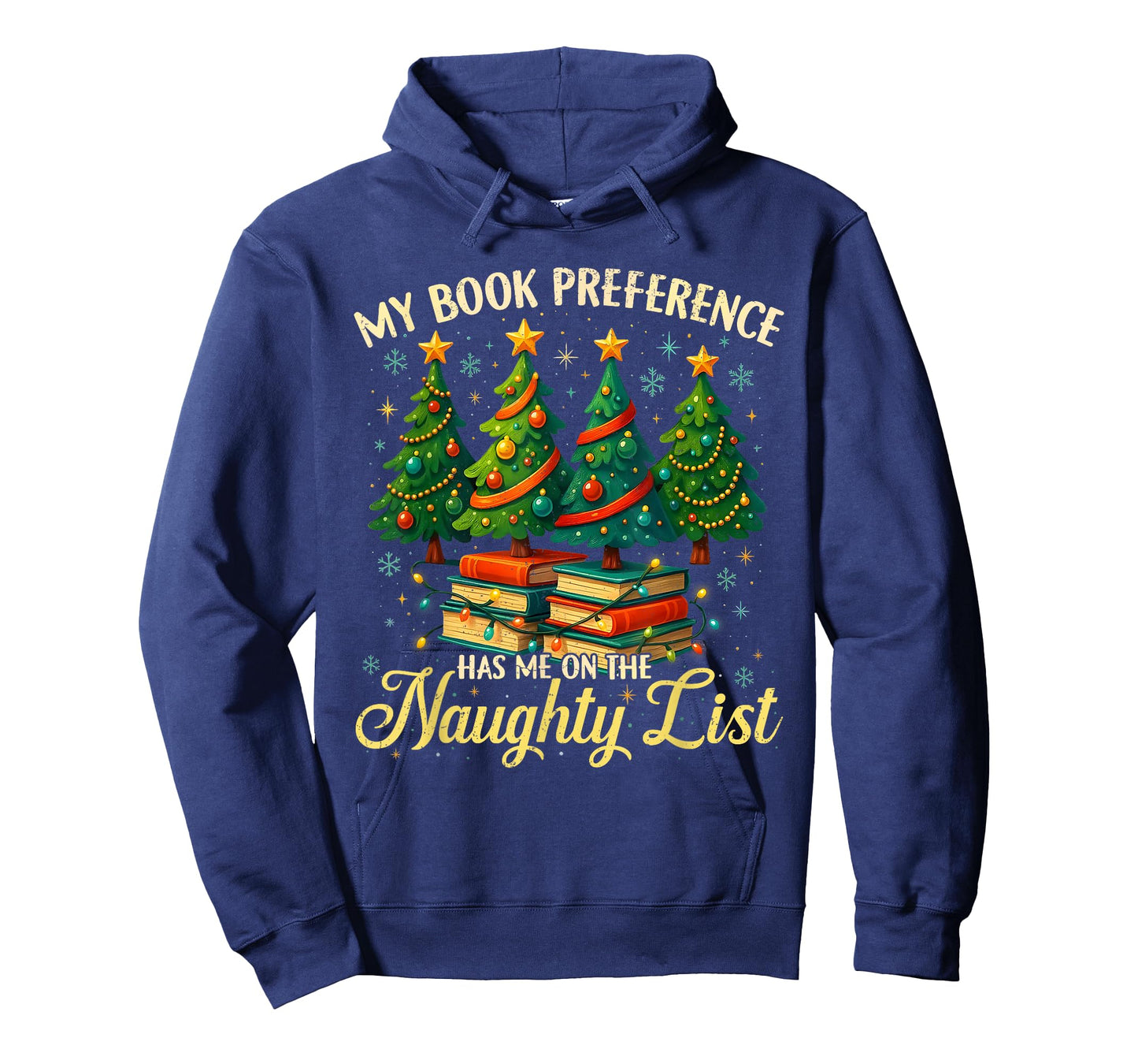 My Book Preference Has Me On The Naughty List Christmas T-Shirt