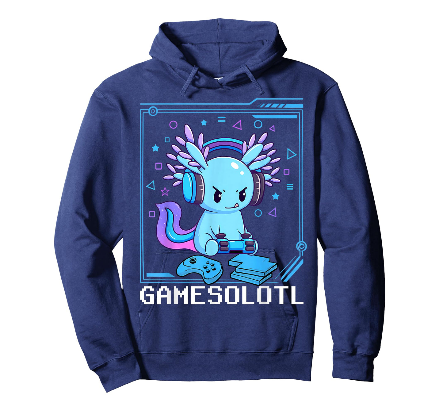 Gamesolotl Axolotl Video Gamer Kawaii Anime Gifts Boys Teens T-Shirt