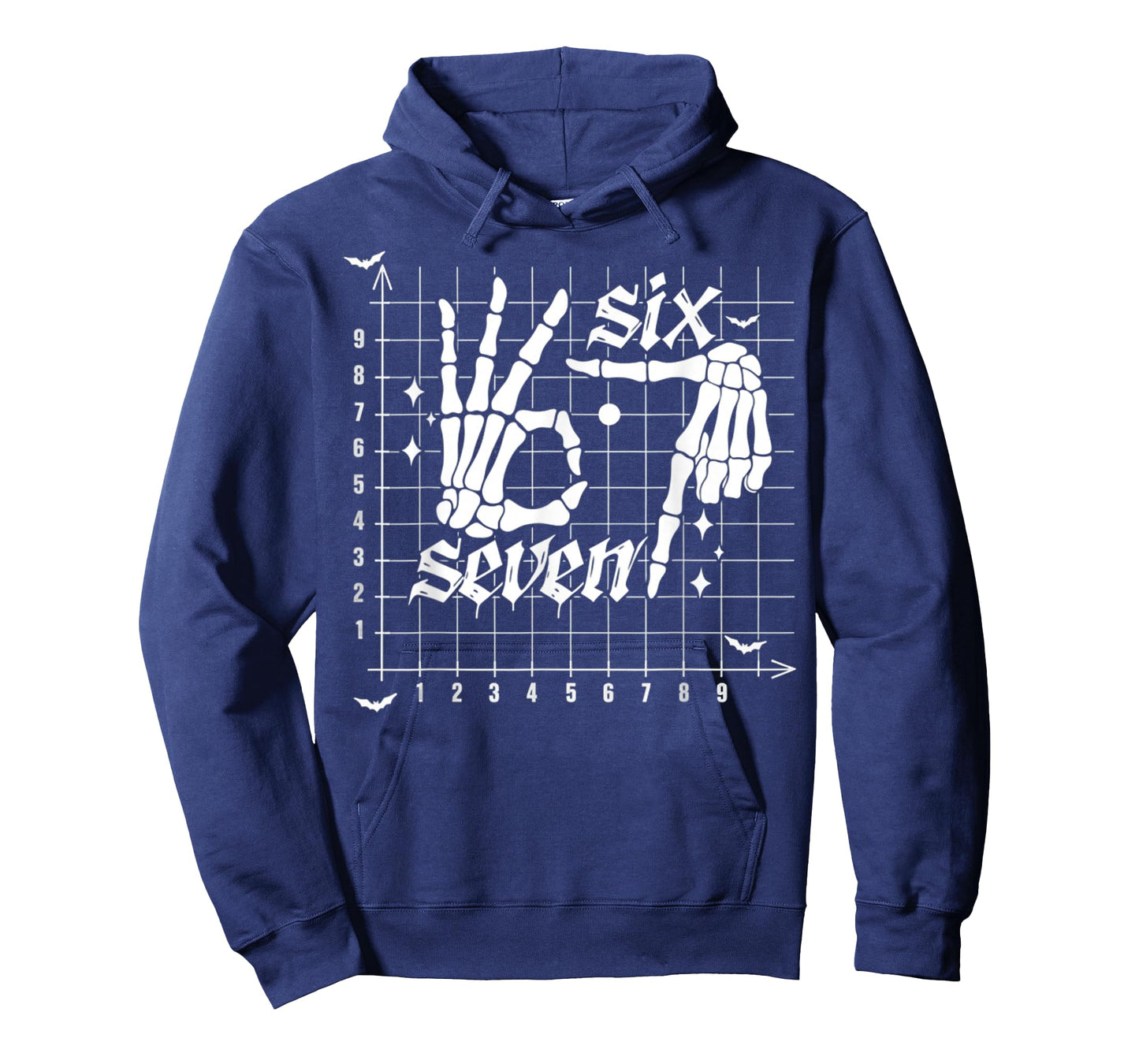 Six Seven Coordinate (6,7) Funny Skeleton Math Teacher 67 T-Shirt