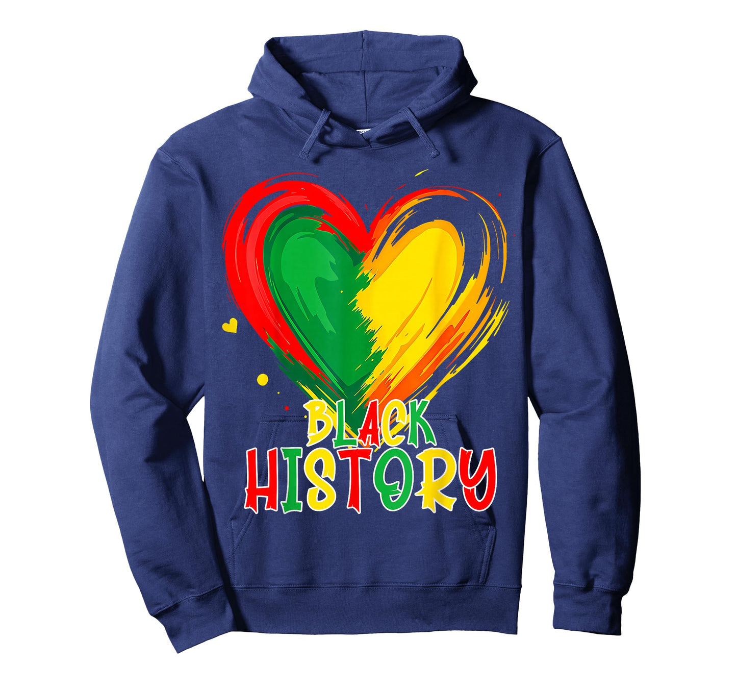African Heart Black History Month African American T-Shirt