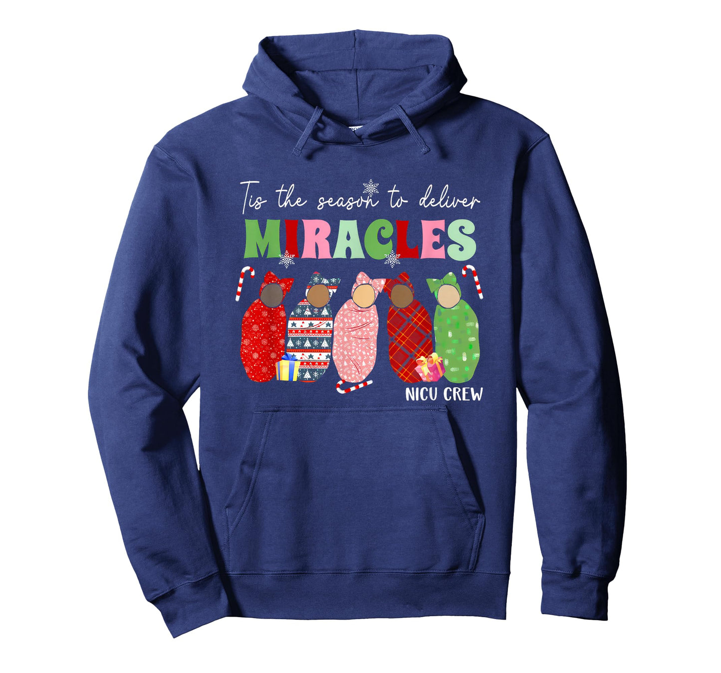 Tis The Season to Save Miracles Nicu Crew Nurse Christmas T-Shirt