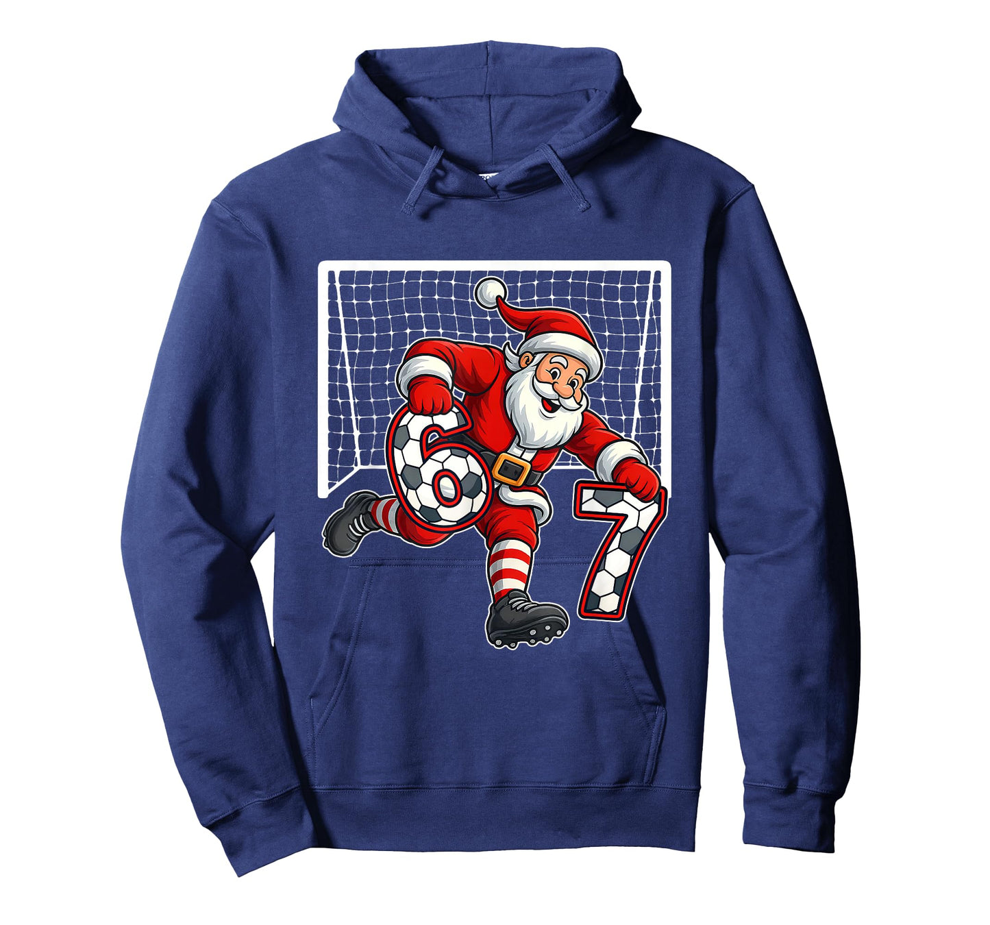 67 Soccer Santa Six Seven Meme Christmas Sport T-Shirt