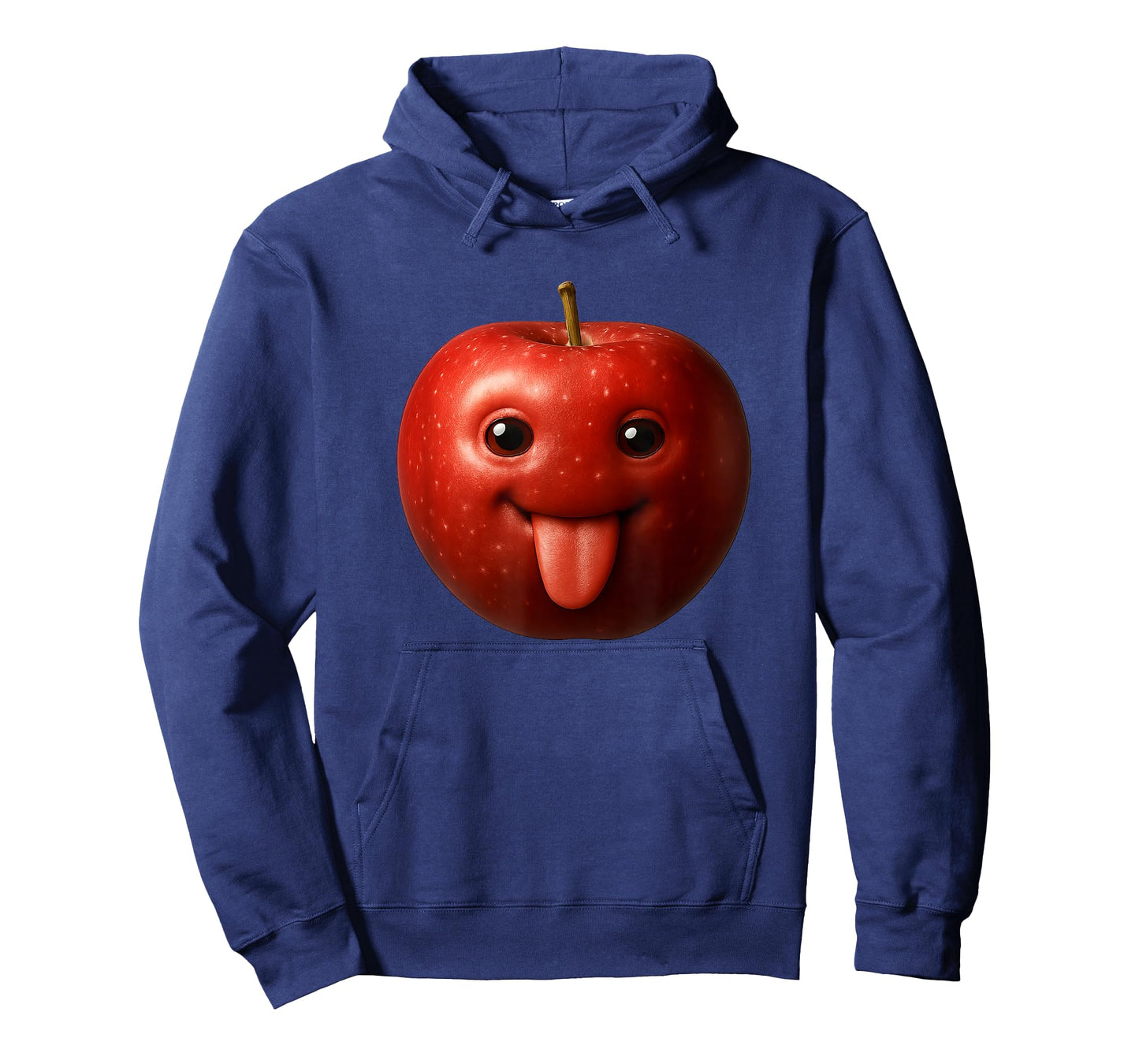 Funny Silly Apple gen z Meme BrainRot Humor Tongue Out T-Shirt