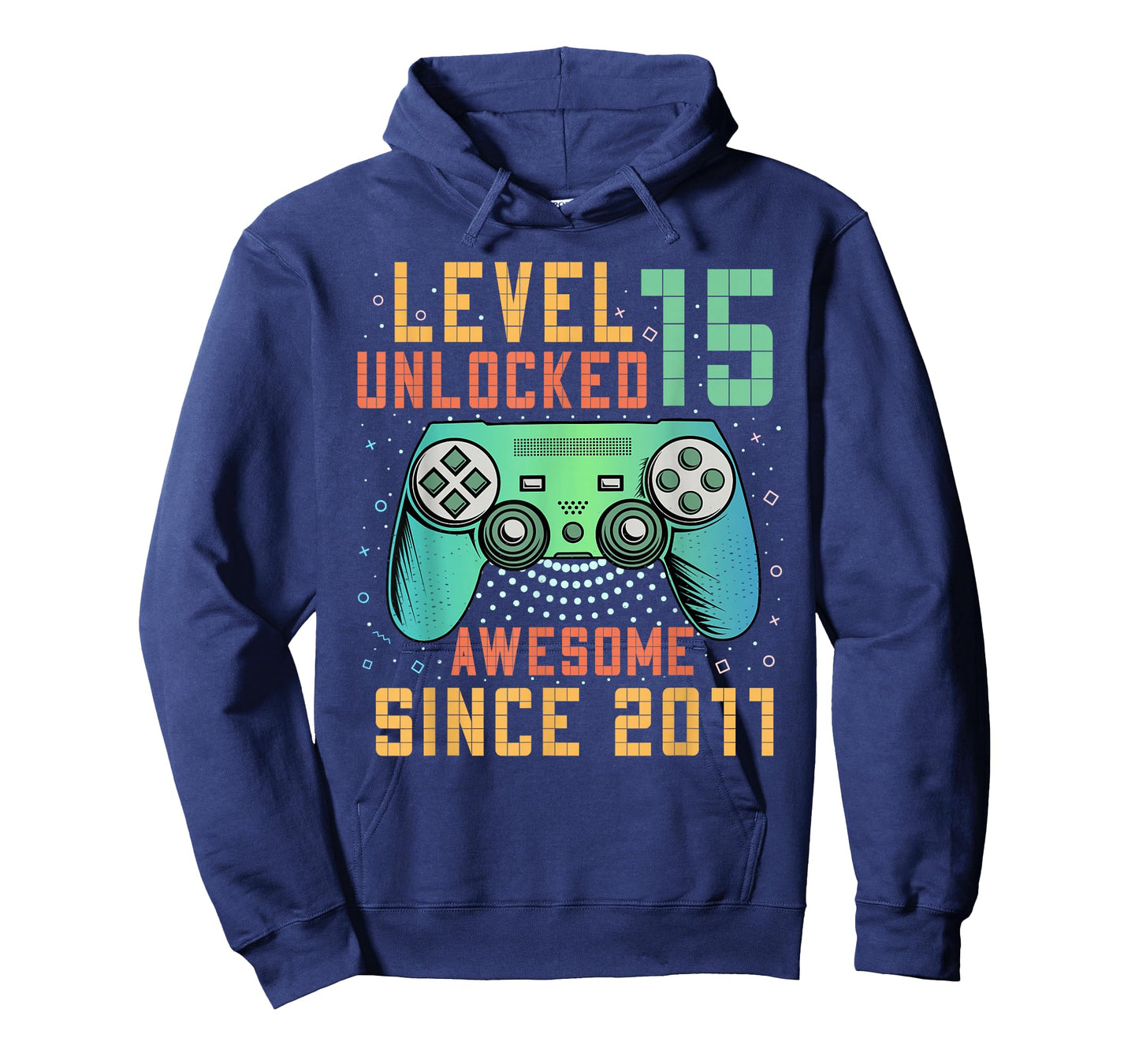 Level 15 Unlocked Awesome Since 2011 15th Birthday Boy T-Shirt