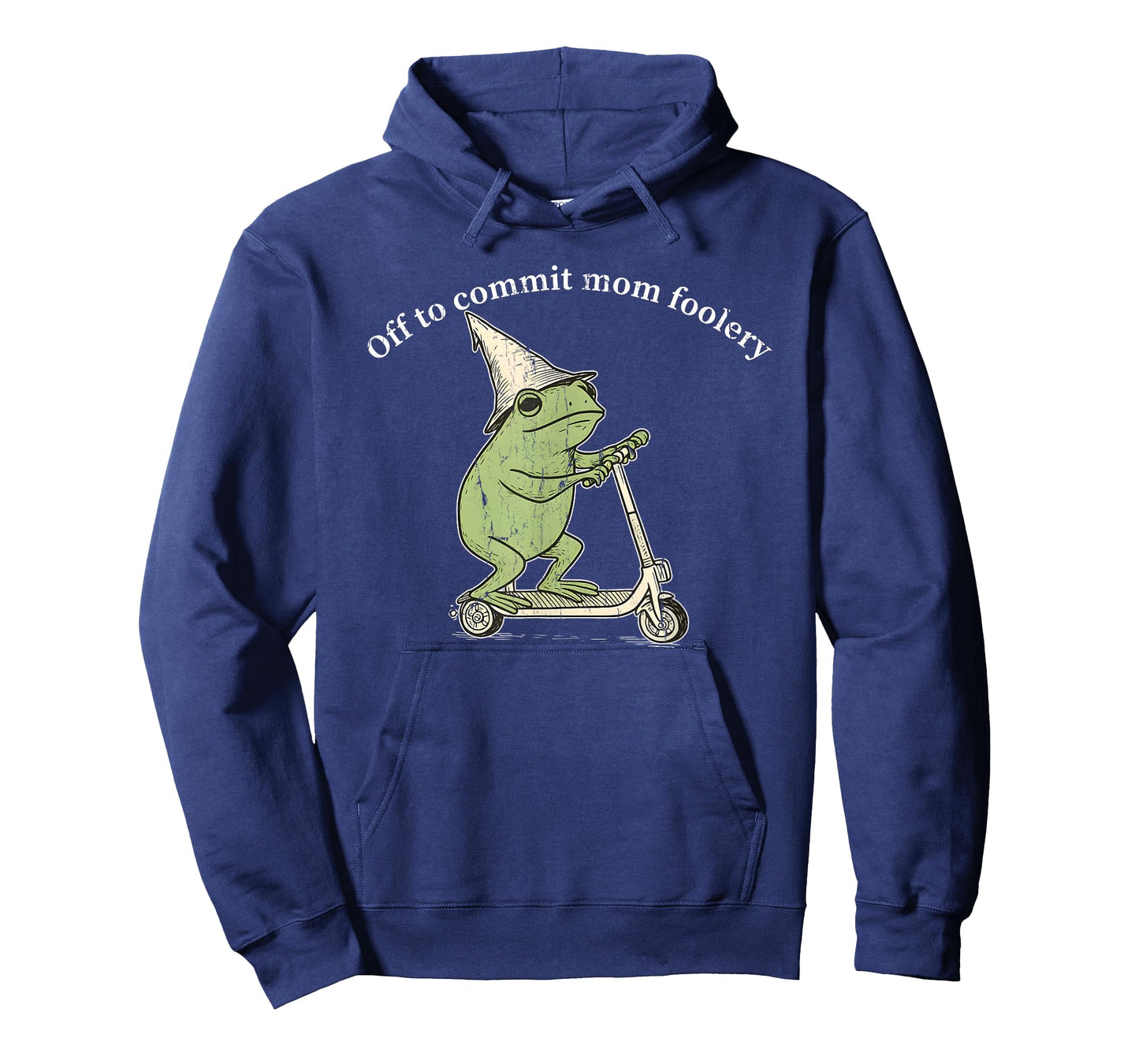 Off to Commit Mom Foolery, Funny Frog Meme T-Shirt