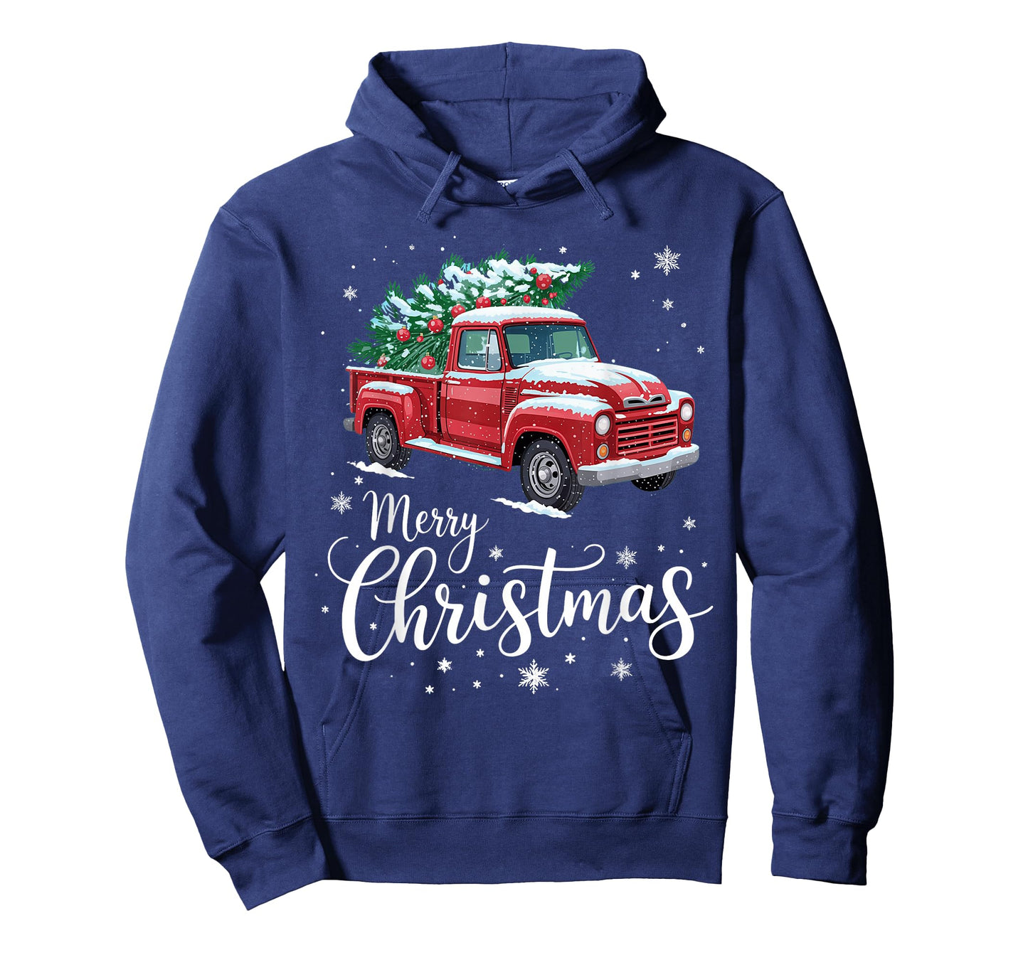 Merry Christmas Red Truck Family Matching Christmas T-Shirt