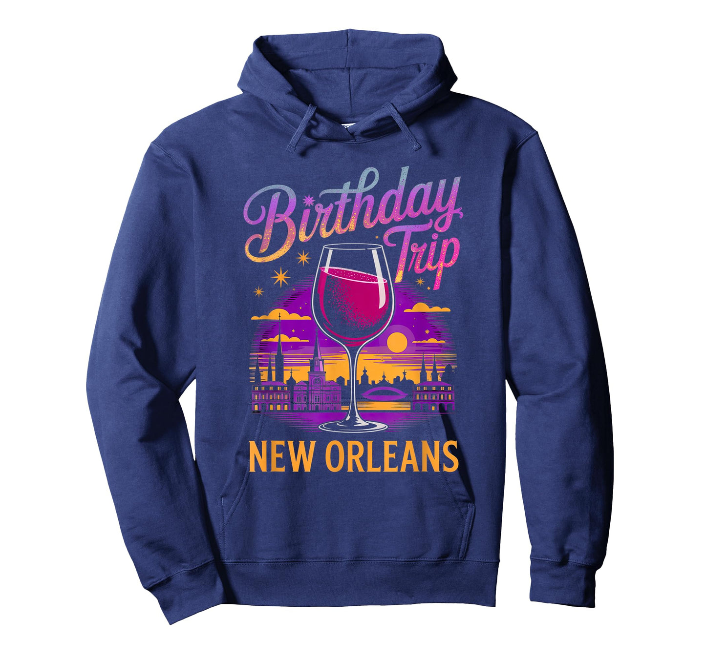 Birthday Trip New Orleans Vacation Funny Party Family Friend T-Shirt