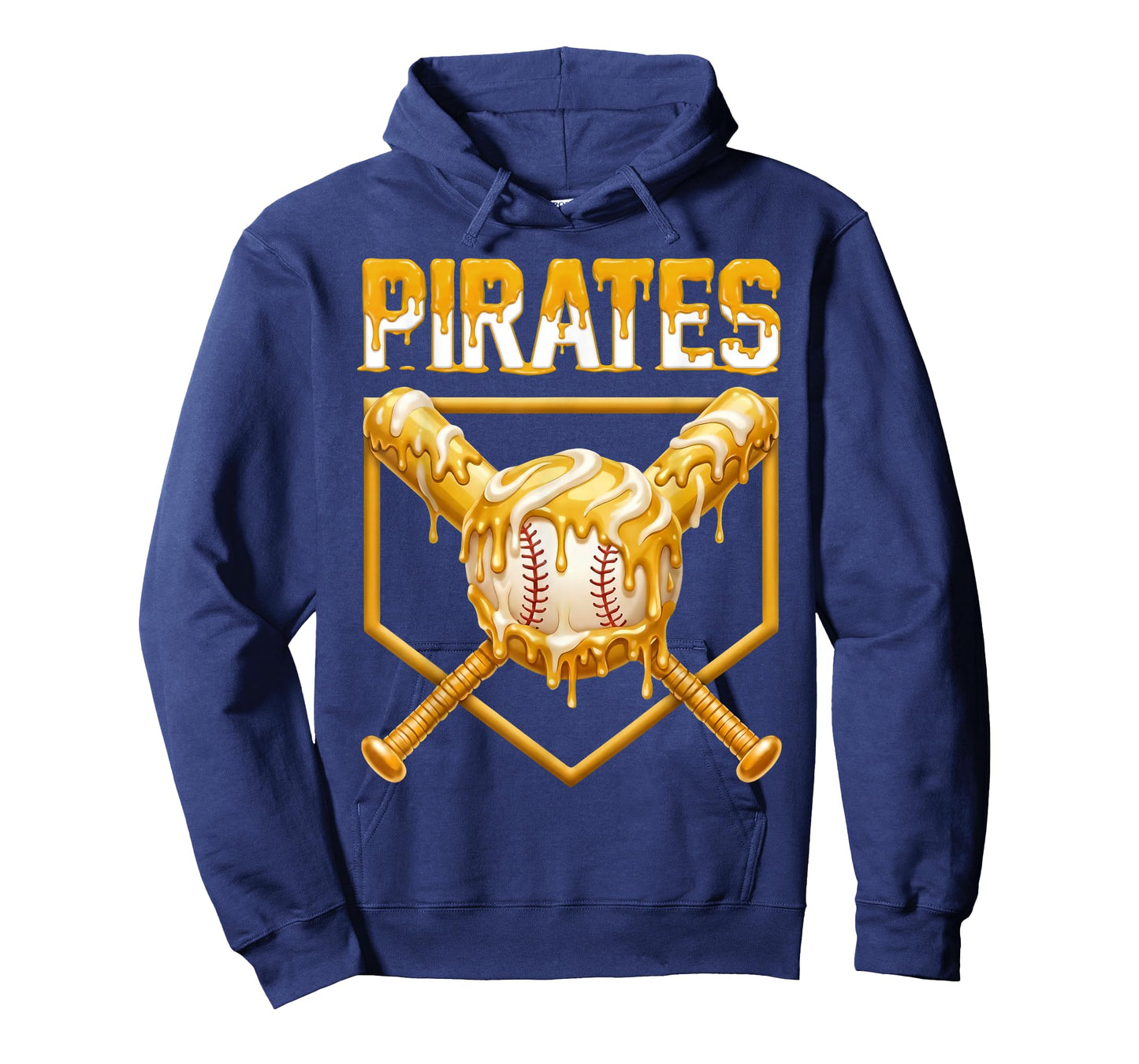 Pirates 412 Funny Baseball Drip for Boys Ice Cream T-Shirt