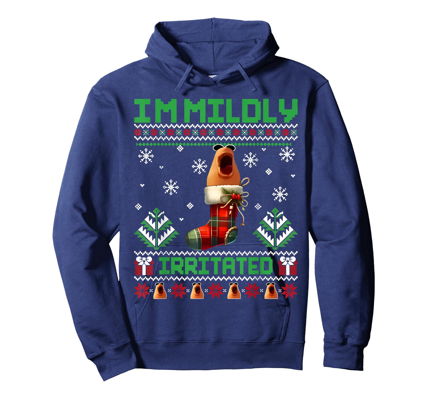 I'm Mildly Irritated Marcus The Worm Christmas Funny Meme T-Shirt