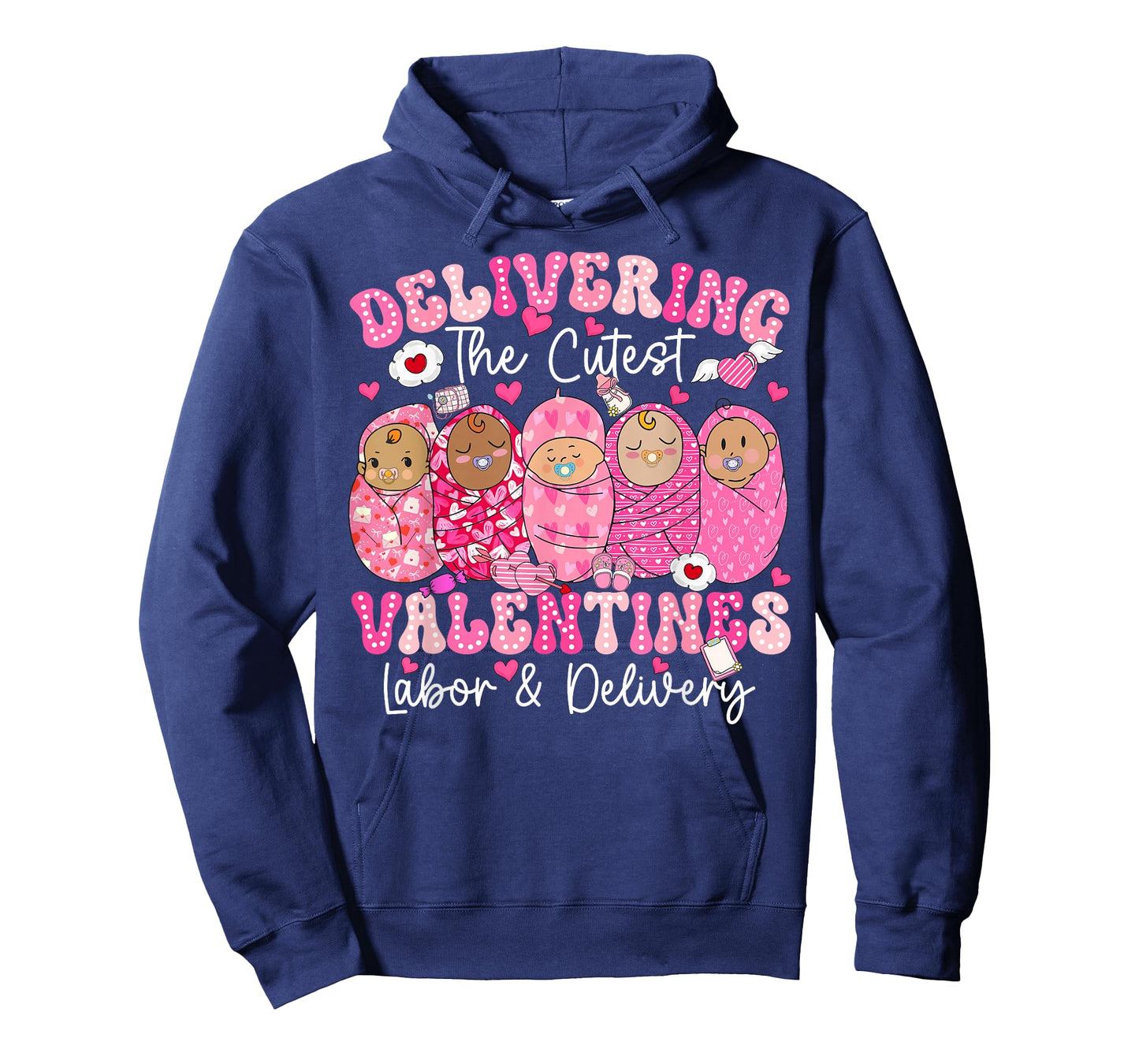 Delivering The Cutest Valentine Labor Delivery L&D Nurse T-Shirt