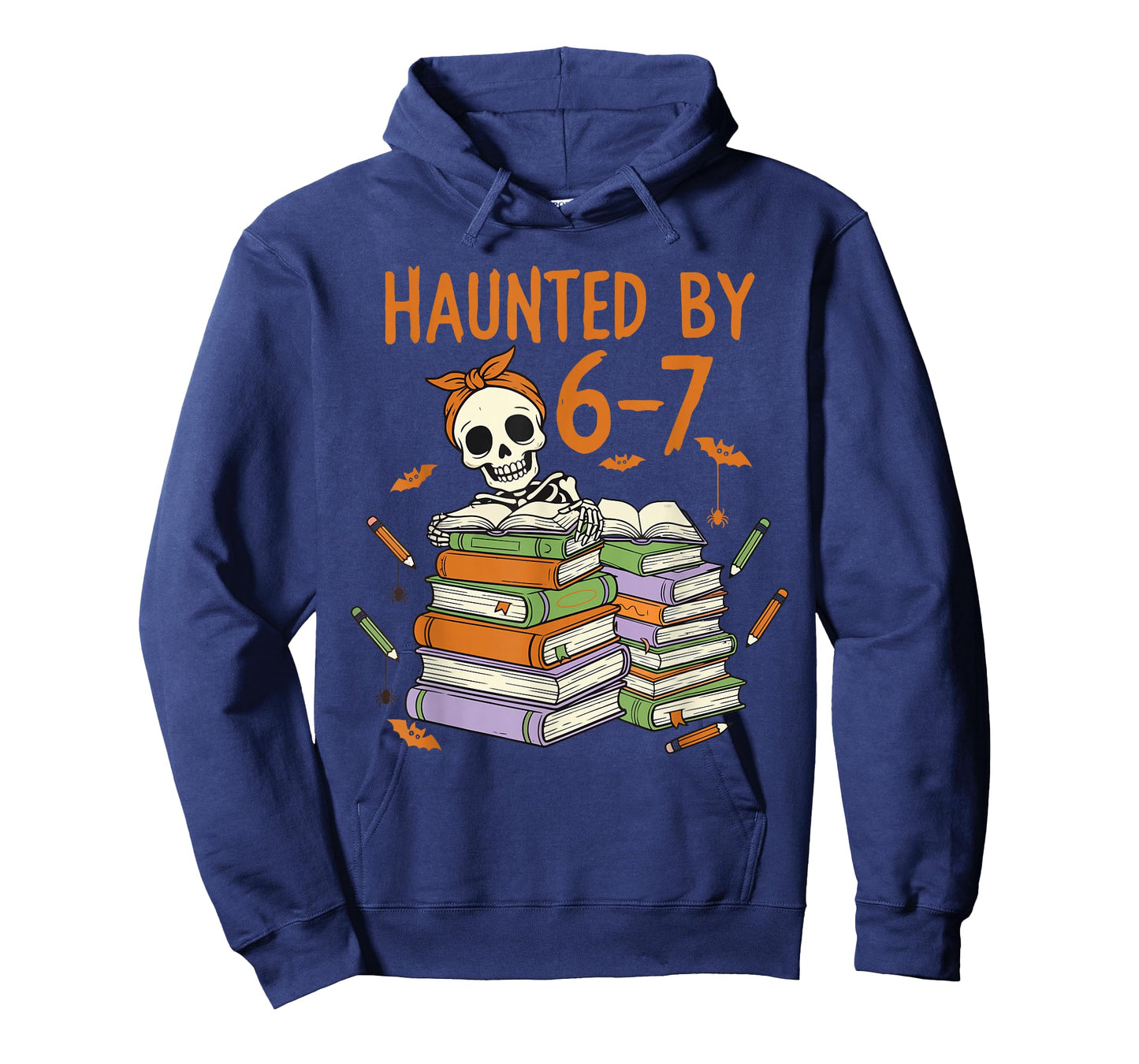Haunted by 6-7 Funny Teacher Halloween Skeleton T-Shirt